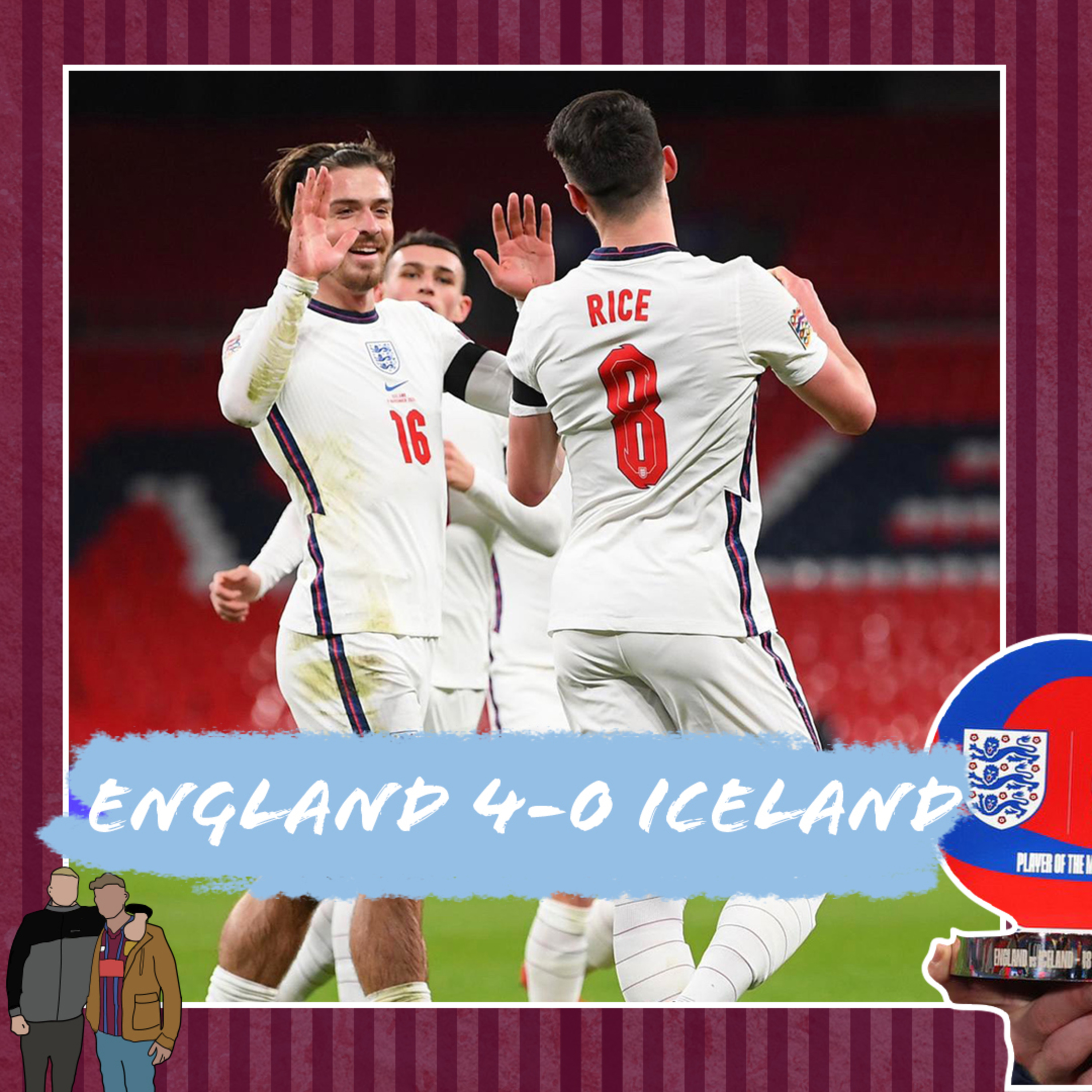 GREALISH MAN OF THE MATCH - ENGLAND 4-0 ICELAND + BRIGHTON PREVIEW - The Villa Filler Podcast S5 #22 episode artwork