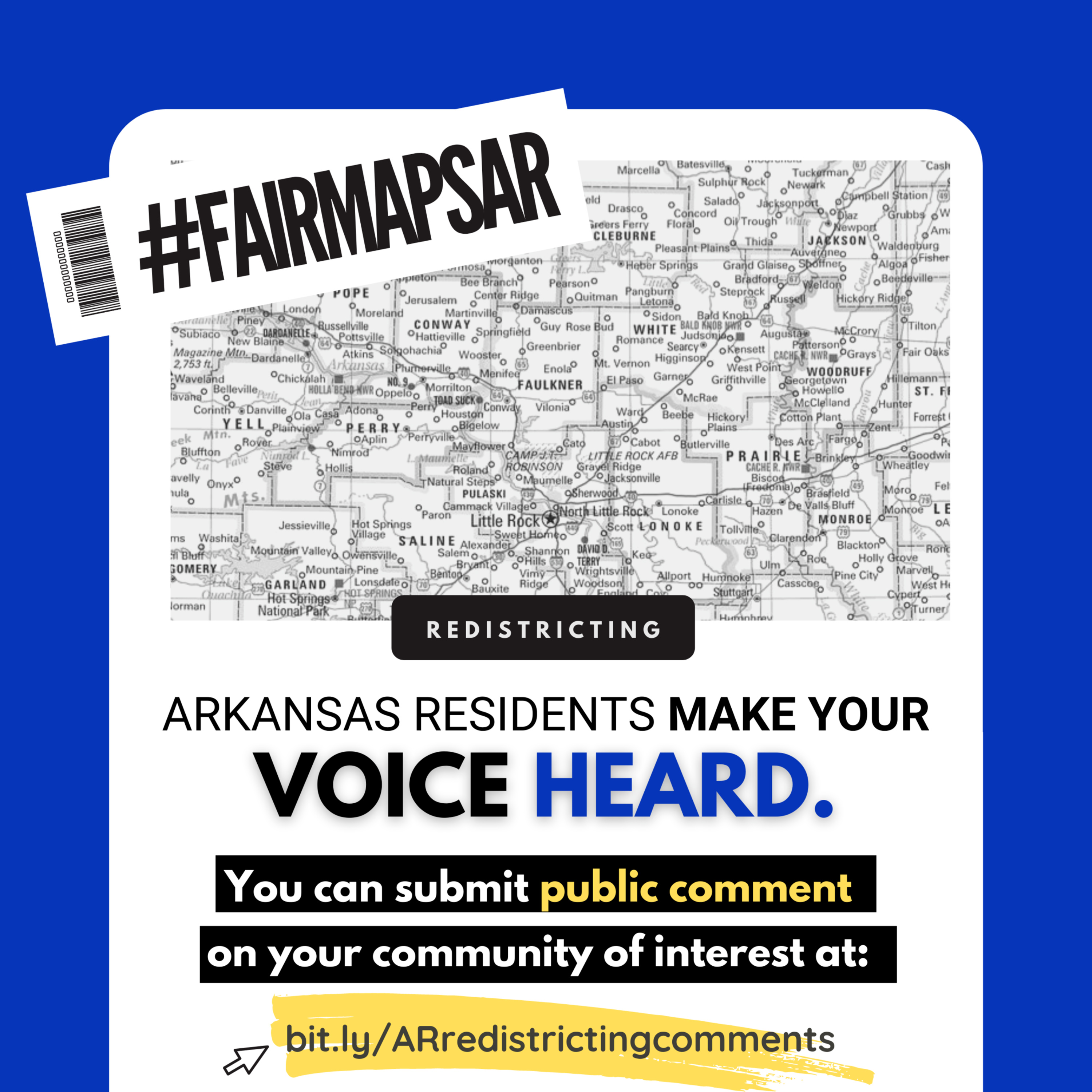 Hey Arkansas! Learn Why You Should Leave a Public Comment About Redistricting with Hope Adair. episode artwork