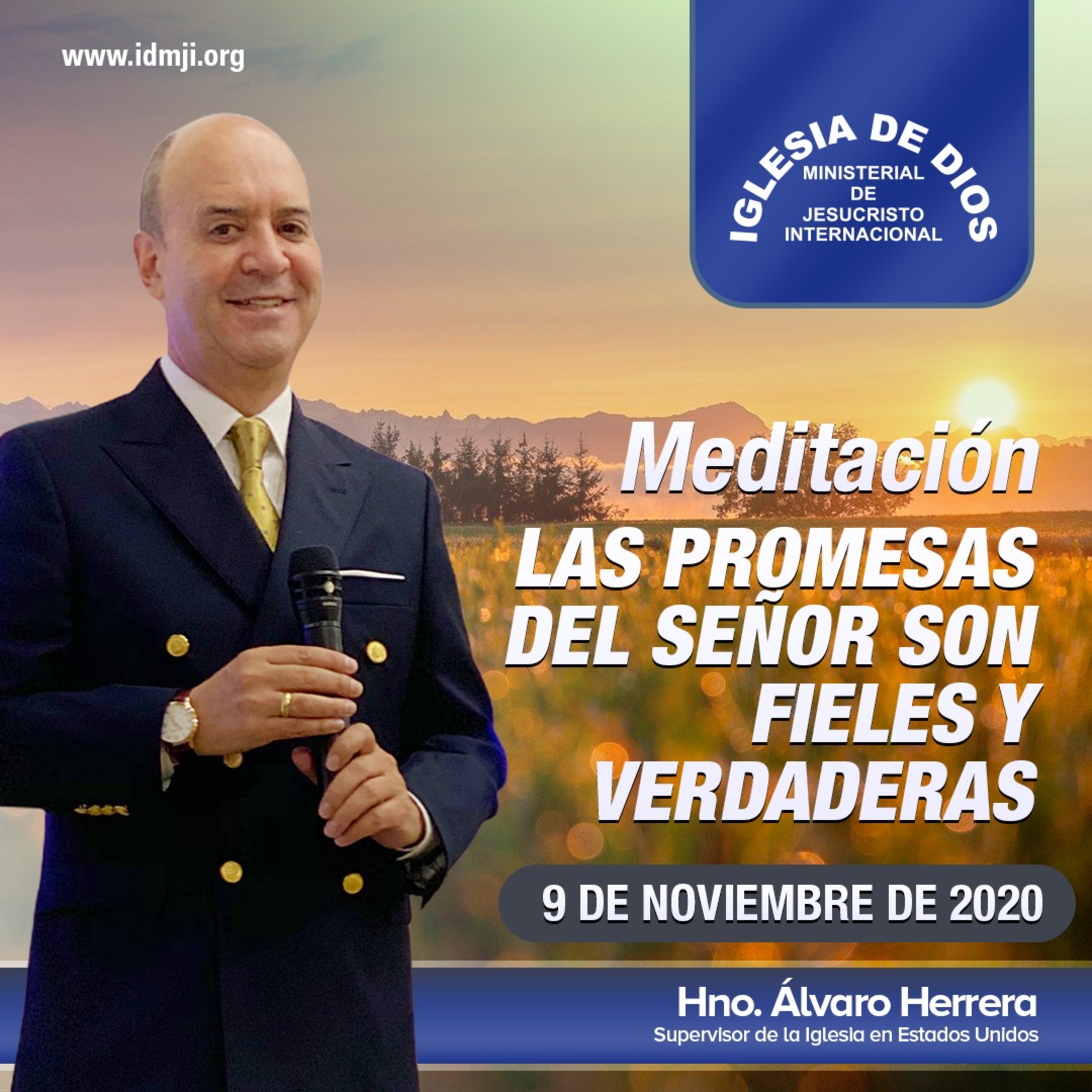 Meditación: Las promesas del Señor son fieles y verdaderas, 9 noviembre 2020, Hno. Álvaro Herrera episode artwork