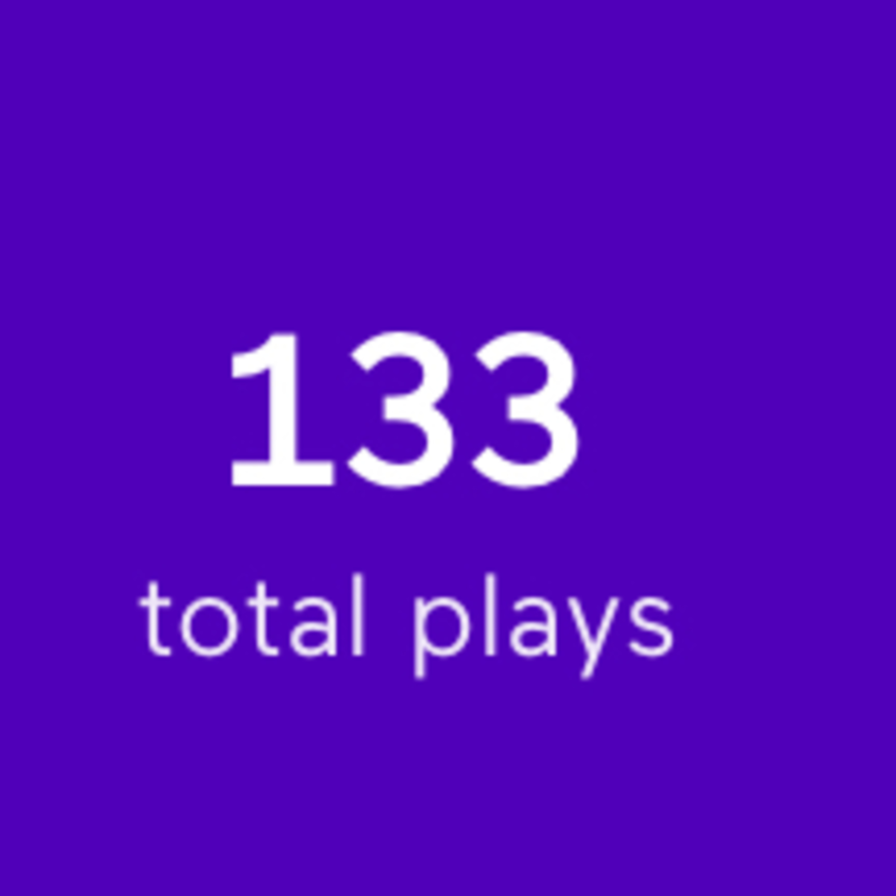 133 plays! Thanks! episode artwork