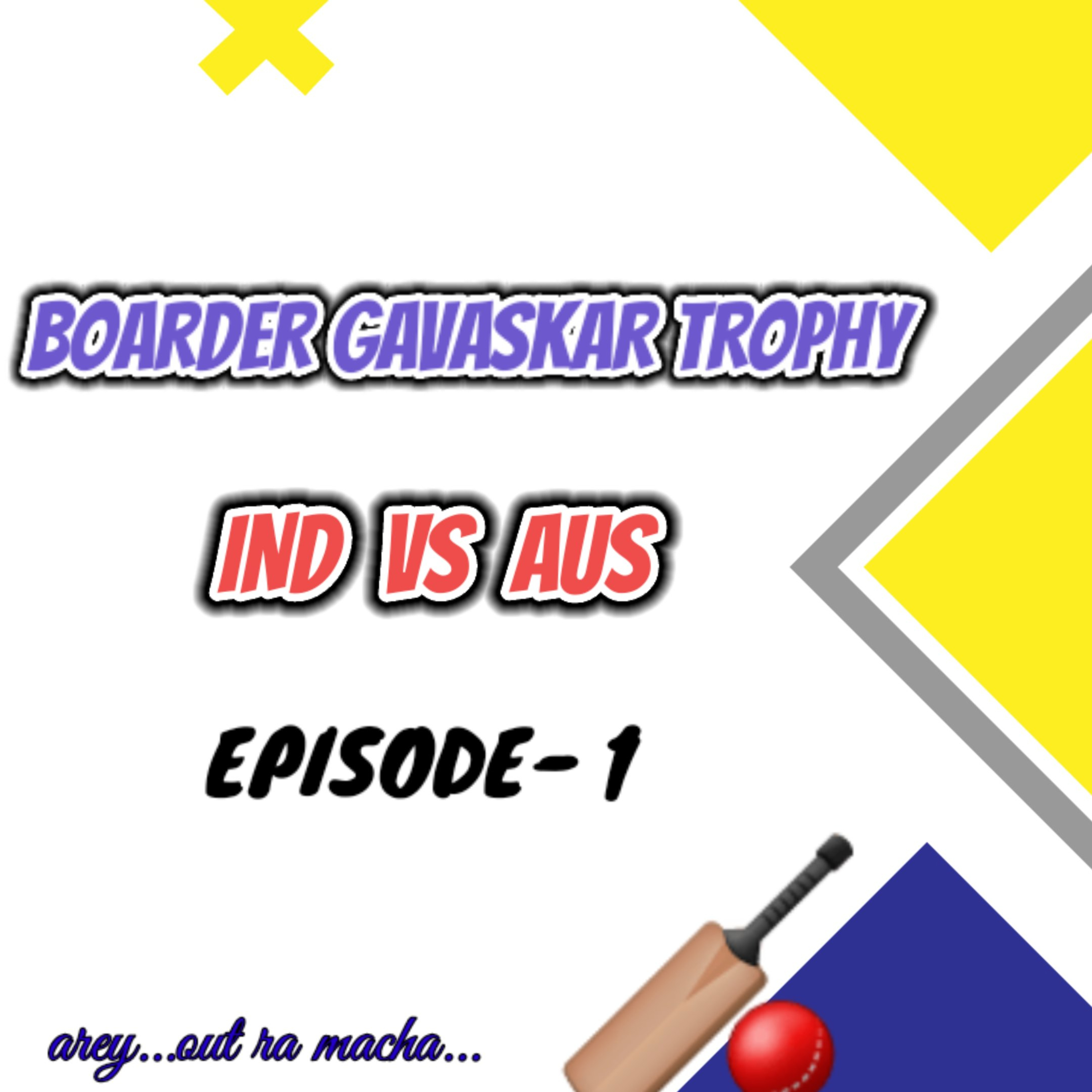 Arey Out Ra Macha - Telugu Daily Cricket Podcast