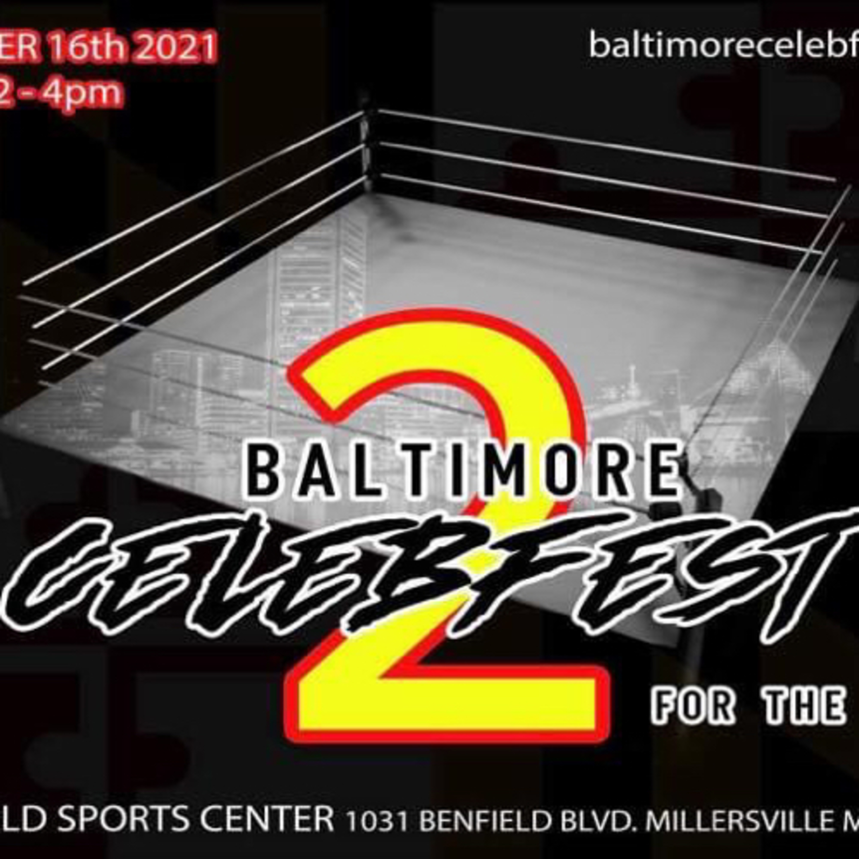 Chad Clark promoter of Baltimore Celebfest 2 on Saturday October 16,2021