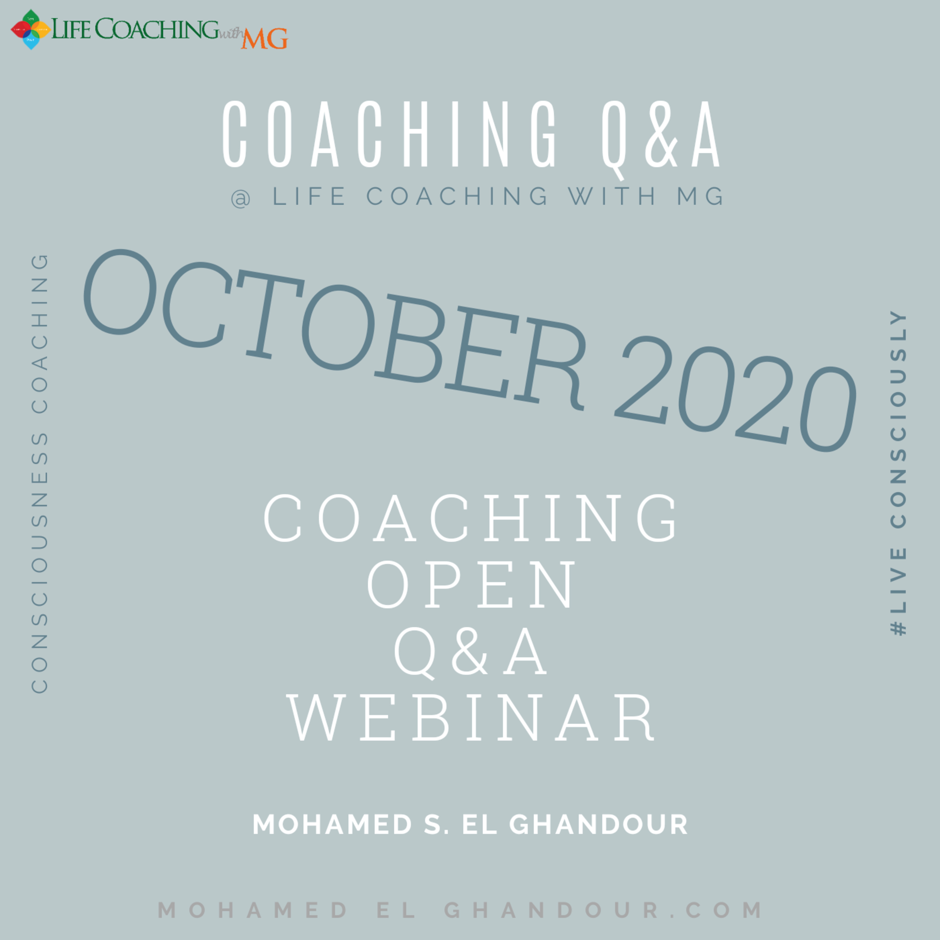 Oct. 2020 Consciousness Coaching open Q&A episode artwork