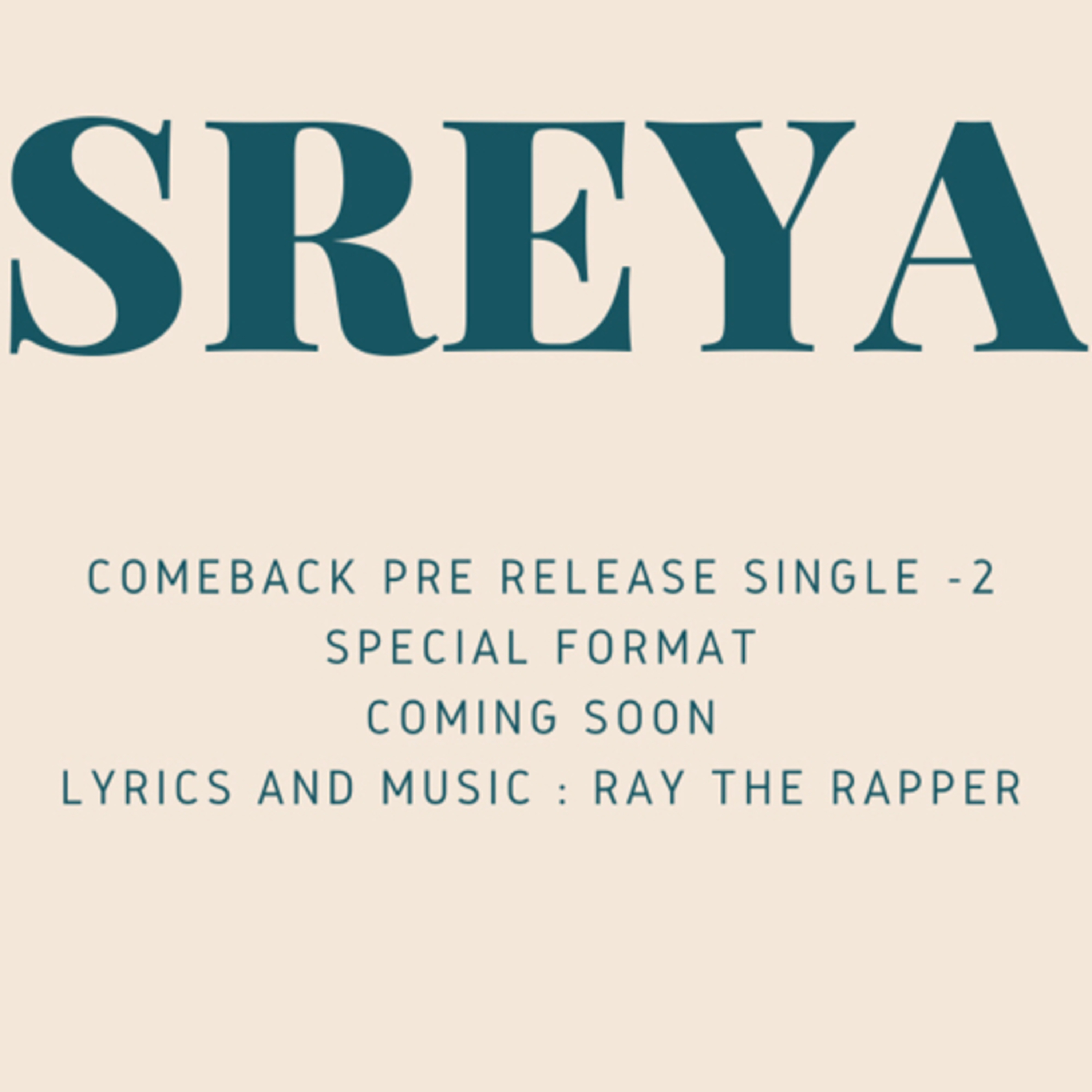 SREYA - comeback pre release single 3