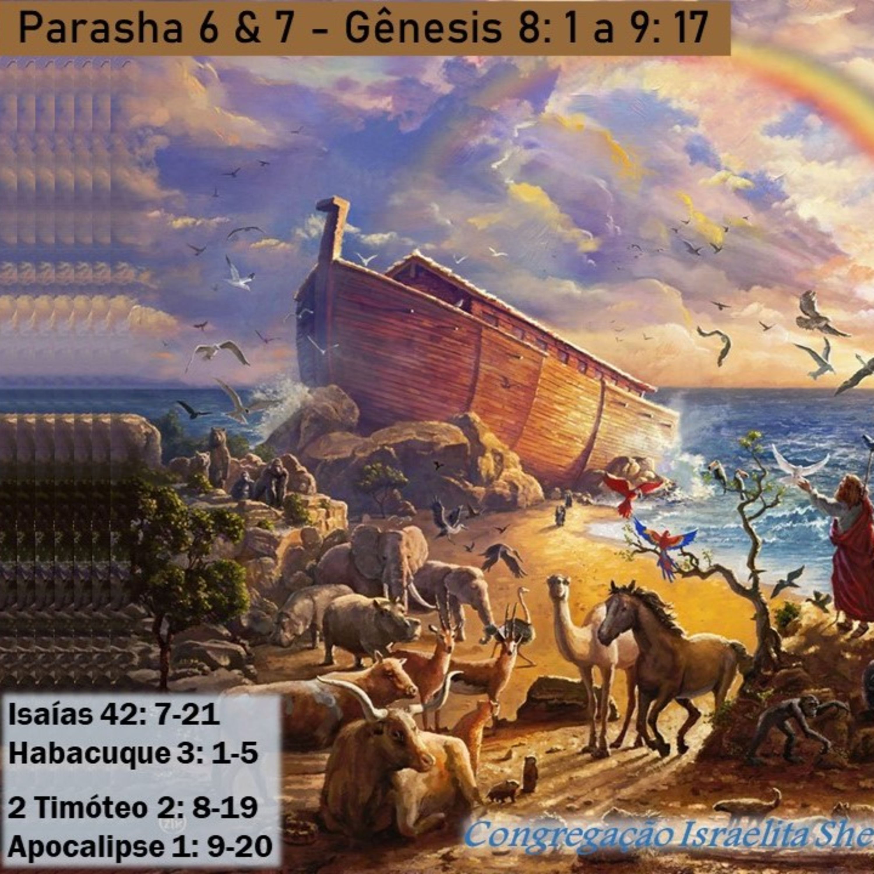 Parashá 6 & 7 - Gênesis 8:1 a 9:17  episode artwork