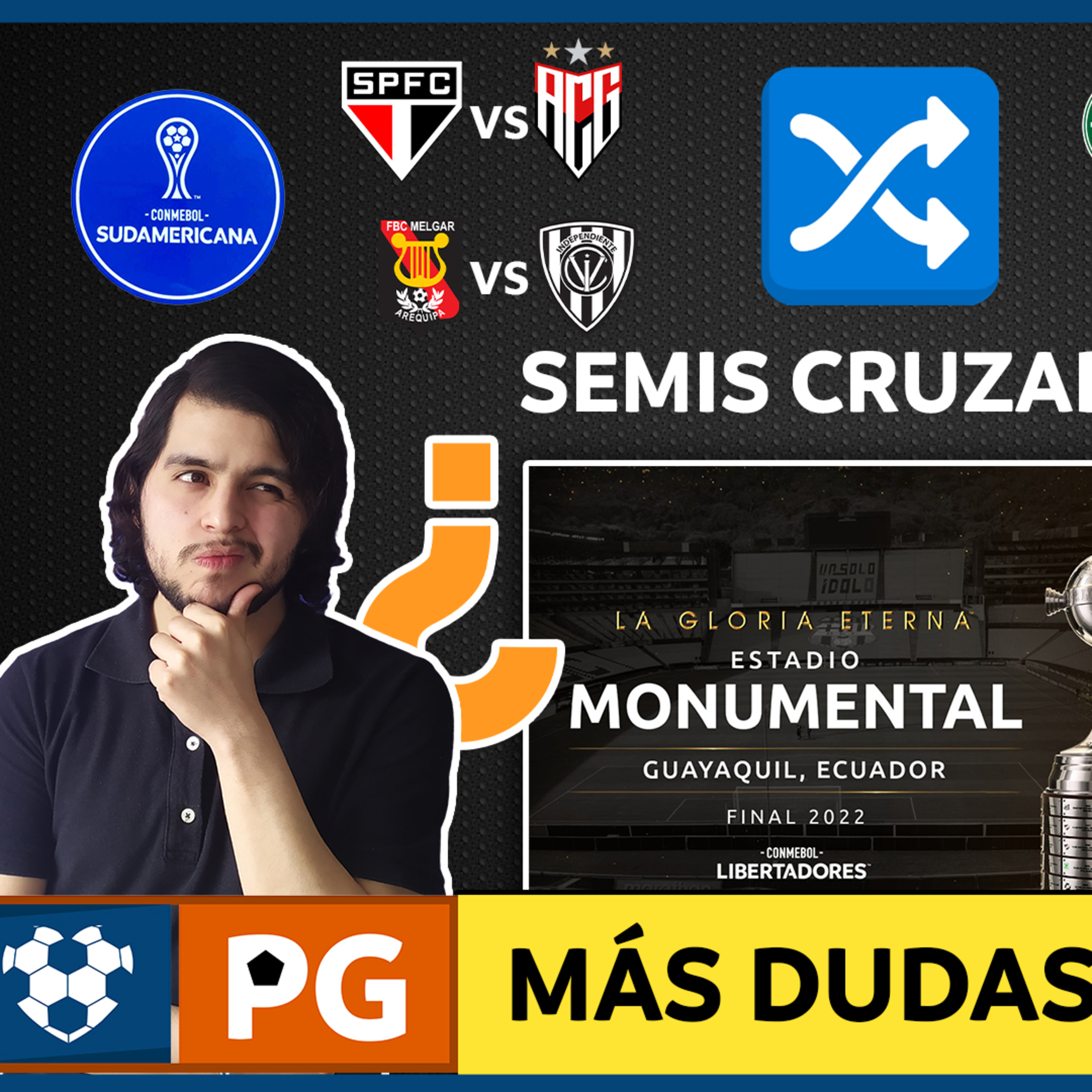 ¿En riesgo? Final Libertadores 2022 en Guayaquil🔥Semis cruzadas de Libertadores y Sudamericana ¿Por qué?🔥Los DT'S en Conmebol⚡AB 2X32 episode artwork