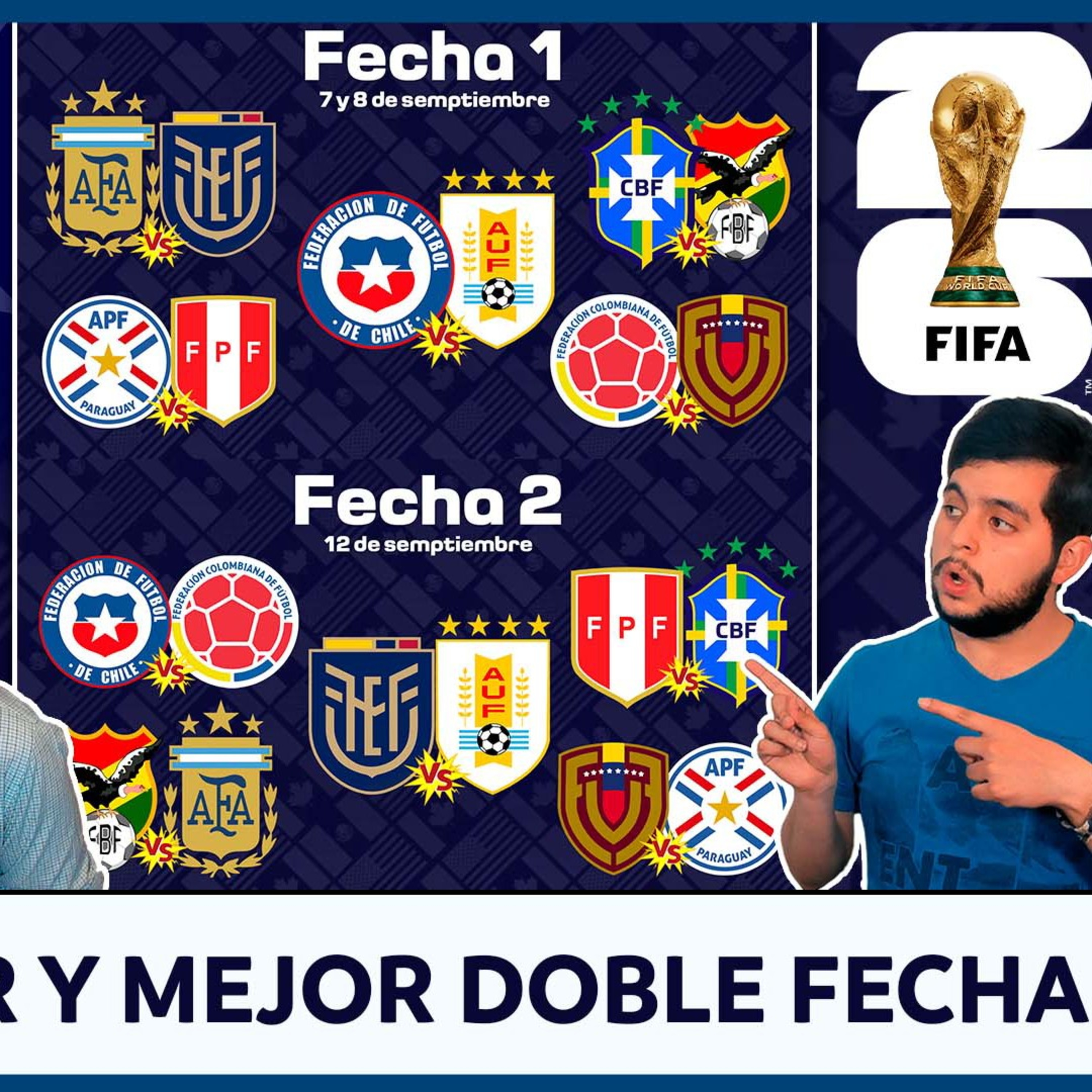 ¿Quién tiene la peor doble fecha?🔥Expectativa eliminatoria 2026🔥Sorteo: Champions League⚡AB 3X31 episode artwork