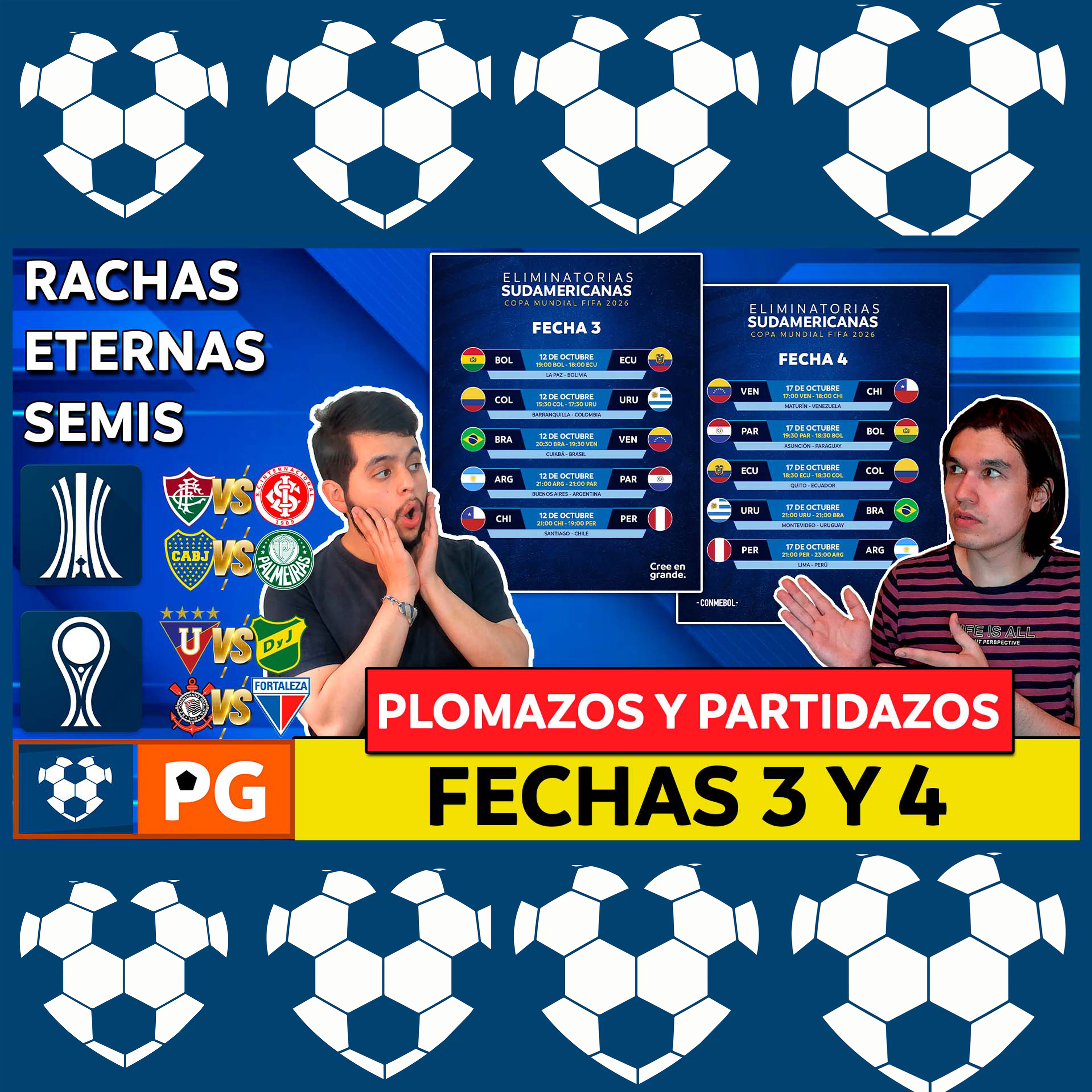 🔴Fechas 3 y 4 eliminatorias 2026:plomazos y partidazos🔥 Semis:Libertadores/Sudamericana 2023⚡AB 3X episode artwork