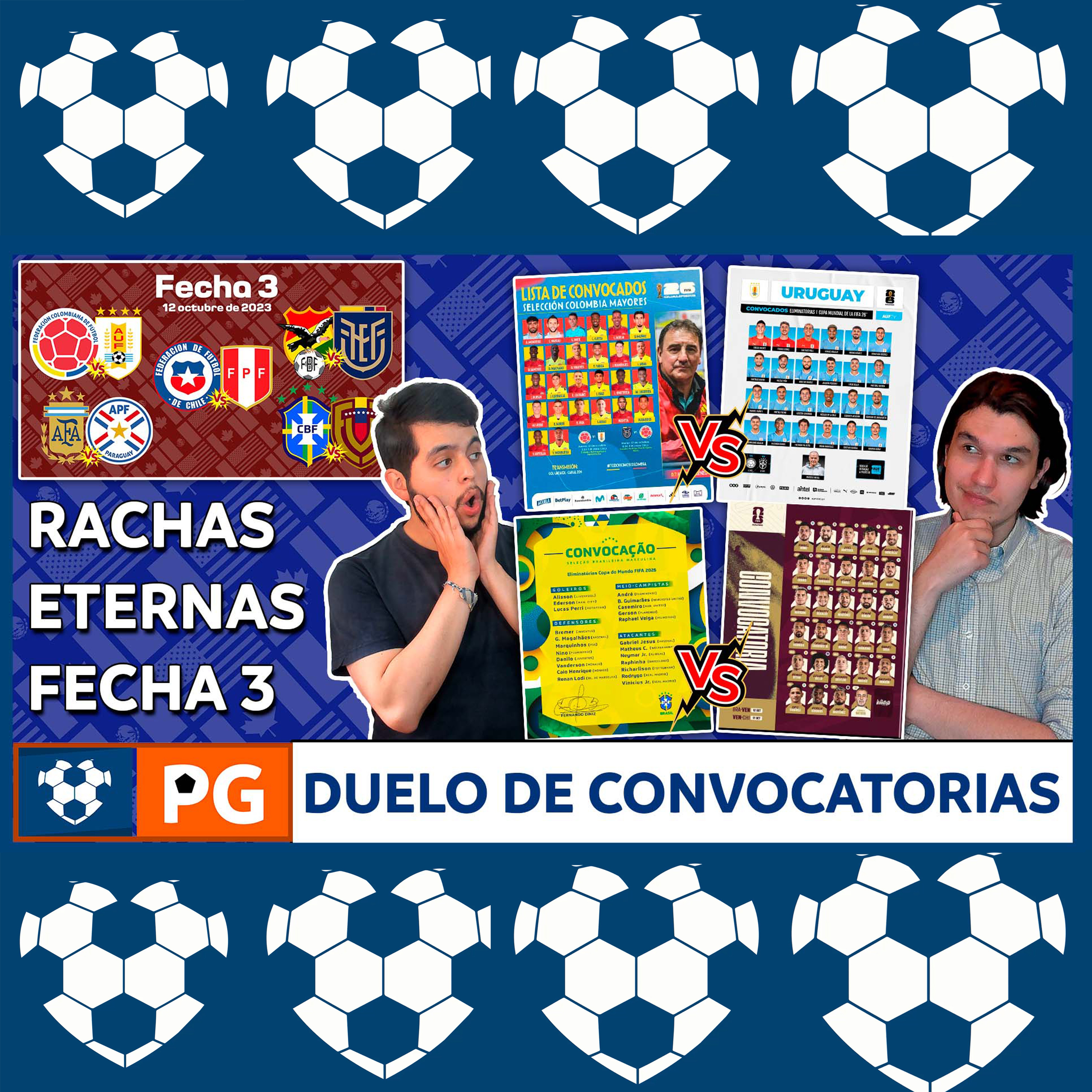 🔴 Convocatorias fechas 3 y 4 Eliminatorias Conmebol 2026🔥Rachas eternas fecha 3 ⚡AB 3X37 episode artwork