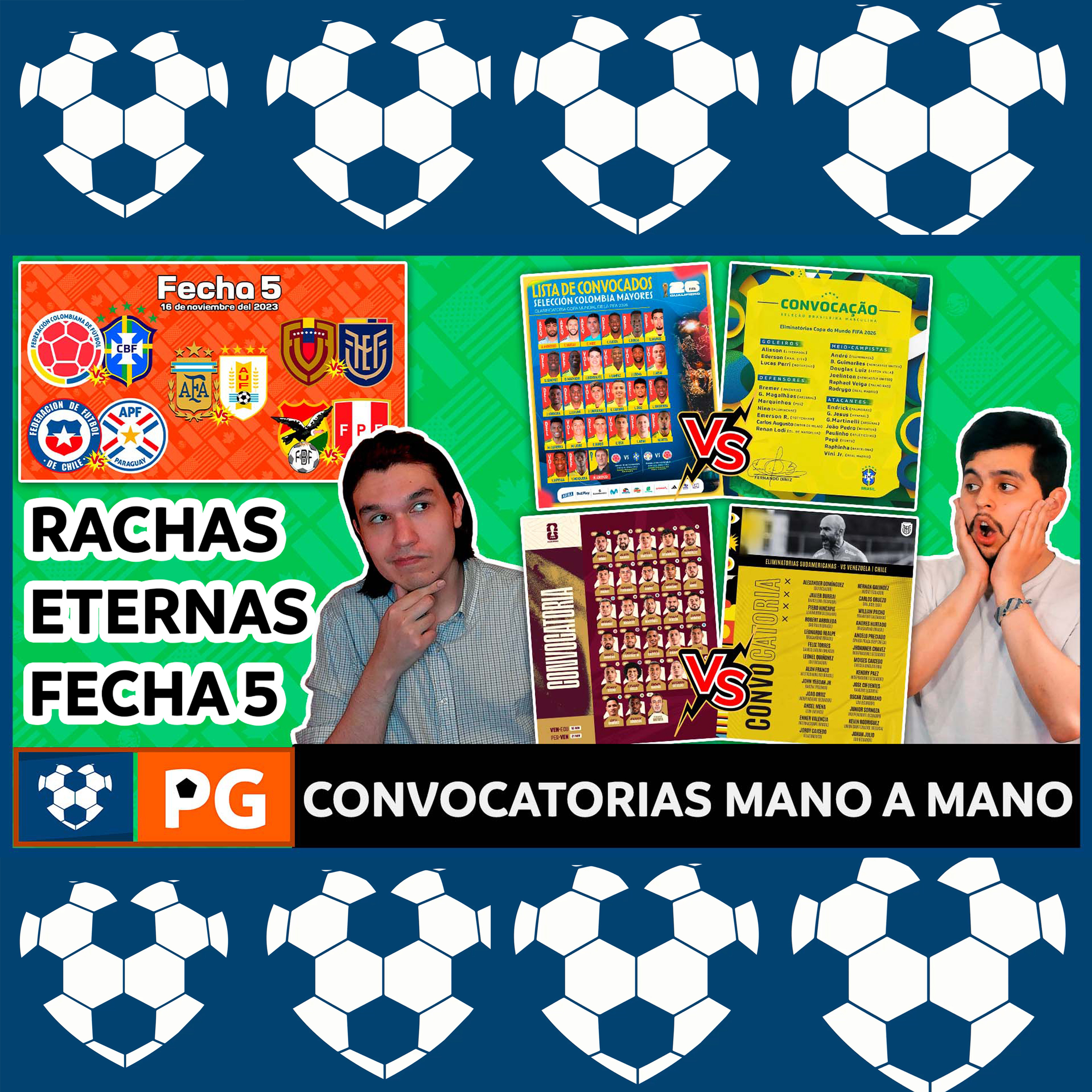 🔴 Convocatorias fechas 5 y 6 Eliminatorias Conmebol 2026🔥Rachas eternas fecha 5⚡AB 3X42 episode artwork