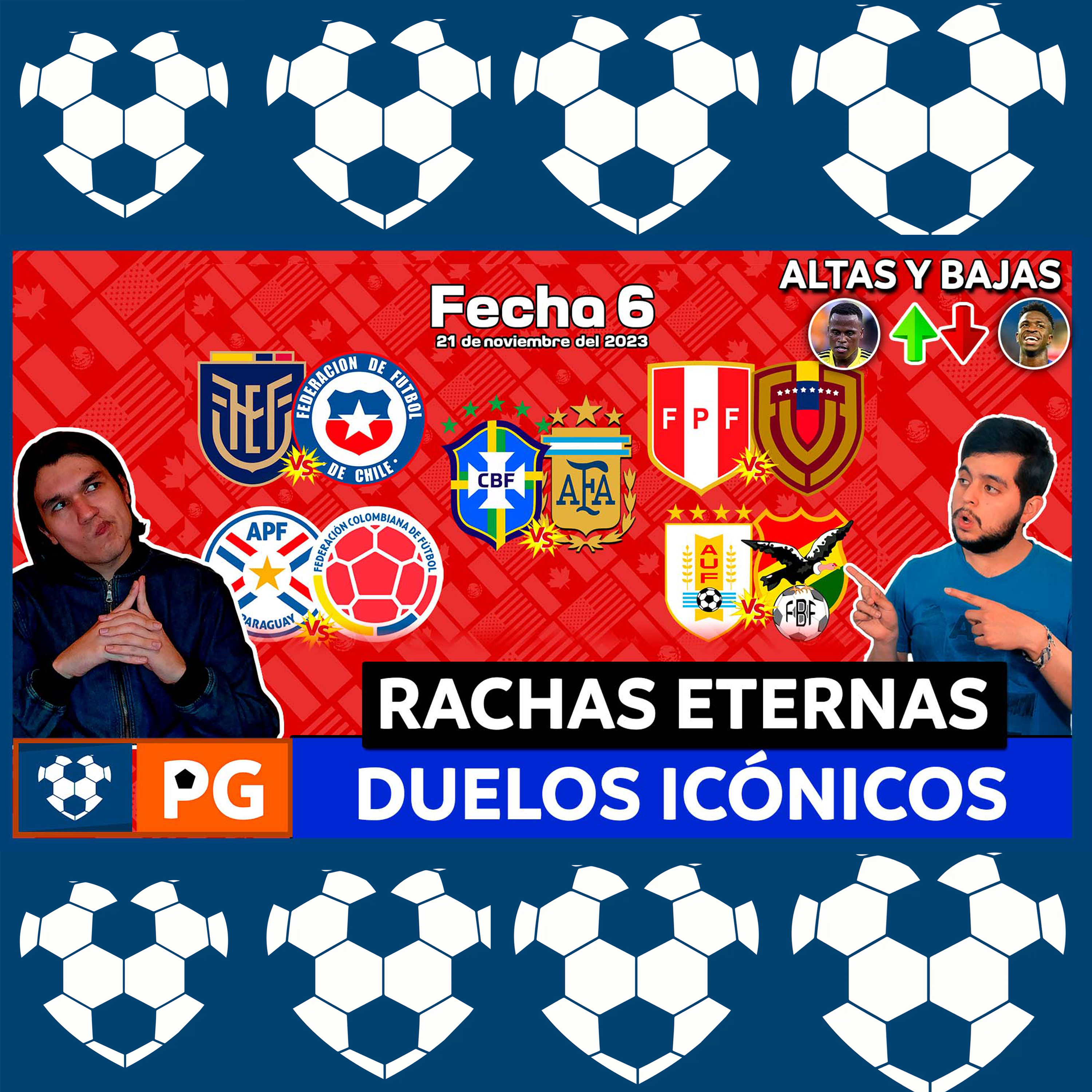 🔴Rachas eternas fecha 6 Eliminatorias 2026🔥Duelos legendarios: fecha 6🔥Altas y bajas⚡AB 3X43 episode artwork
