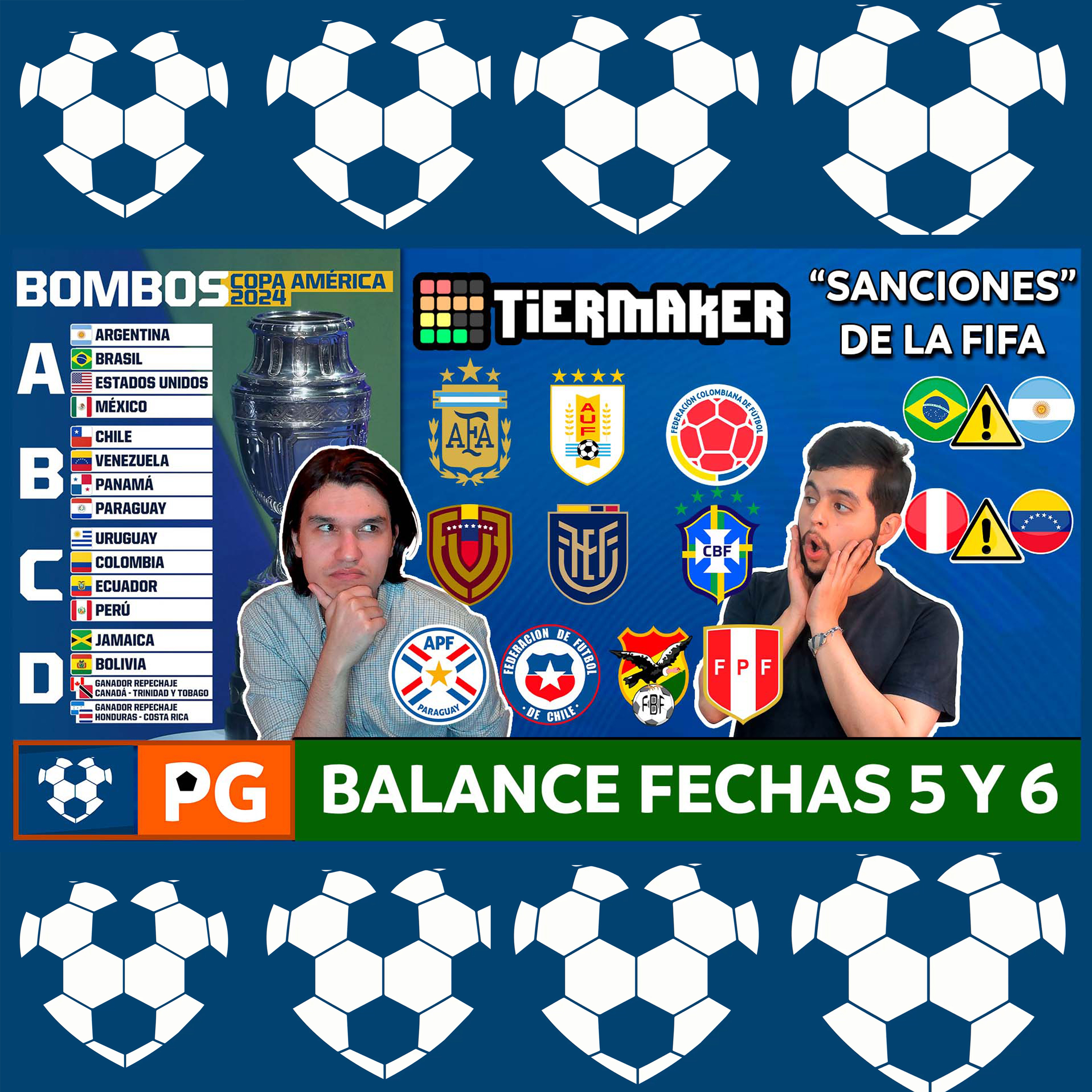 🔴Peores/mejores selecciones fechas:5/6 eliminatorias🔥Bombos C. América 2024🔥FIFA con todo⚡AB 3X44 episode artwork