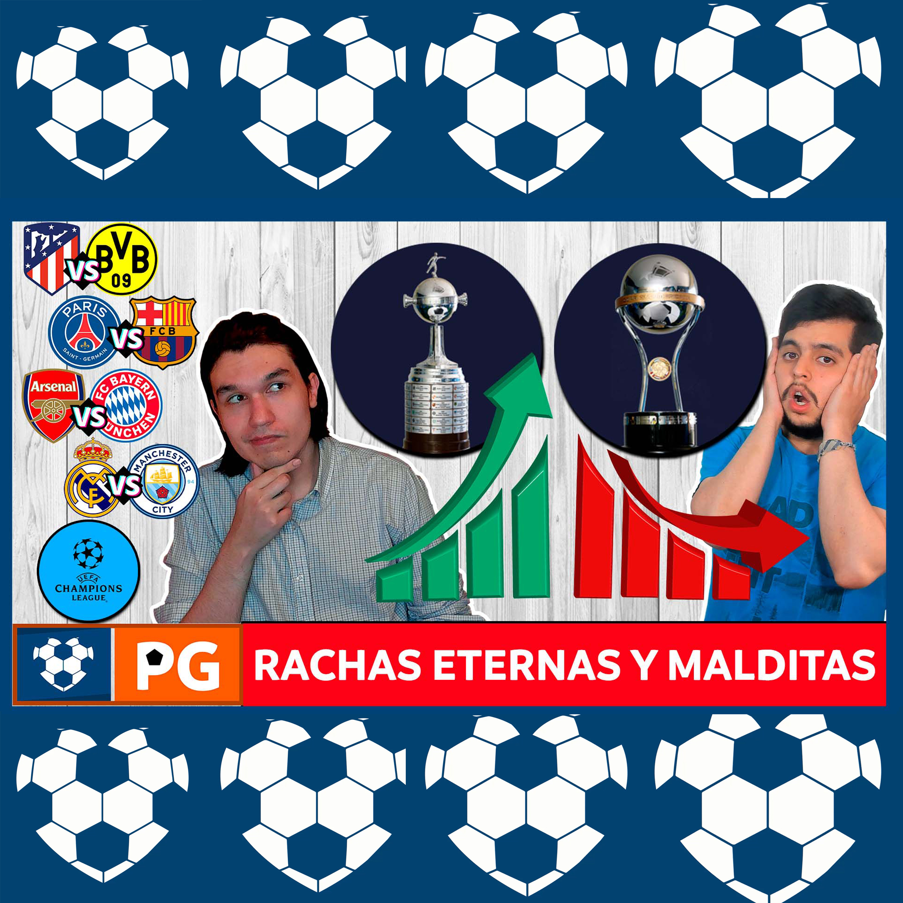 🔴Rachas eternas: Libertadores y Sudamericana 2024🔥 Maldiciones 4tos de final Champions ⚡AB 4X11 episode artwork