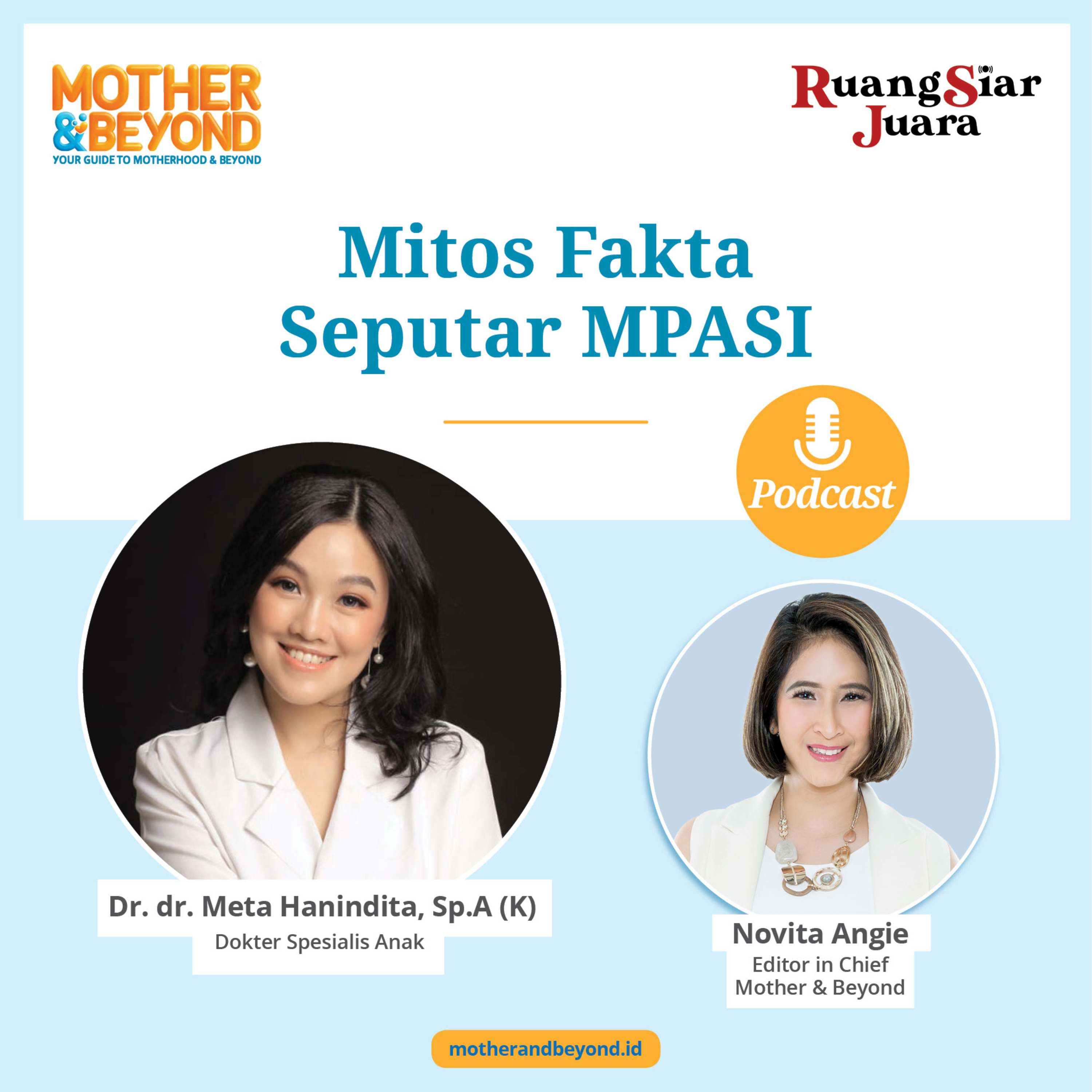 Mitos Fakta Seputar MPASI - Dr. dr. Meta Hanindita, Sp.A (K) – Dokter Spesialis Anak