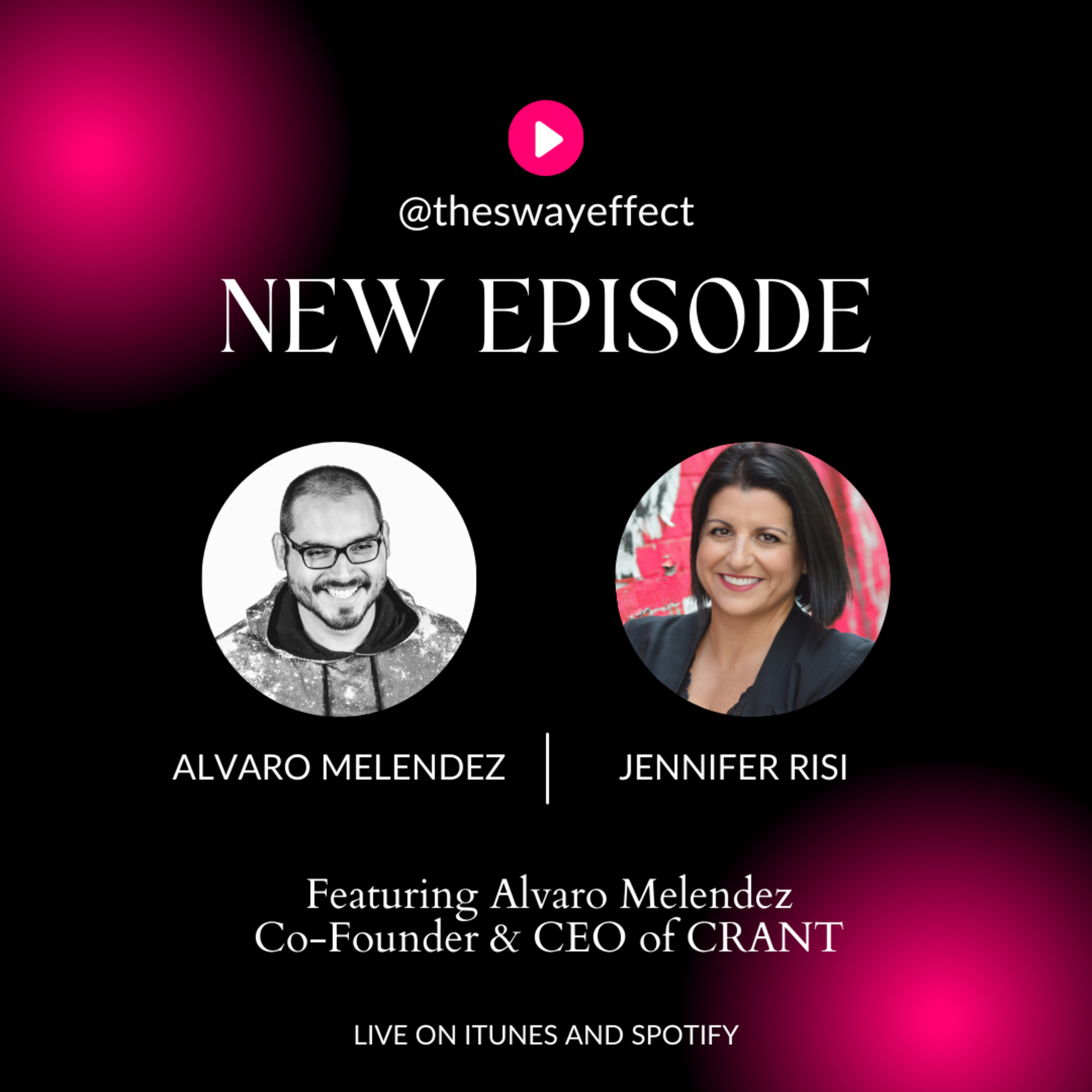 The Sway Effect - Episode 006 with Alvaro Melendez, CEO and Co-Founder CRANT episode artwork