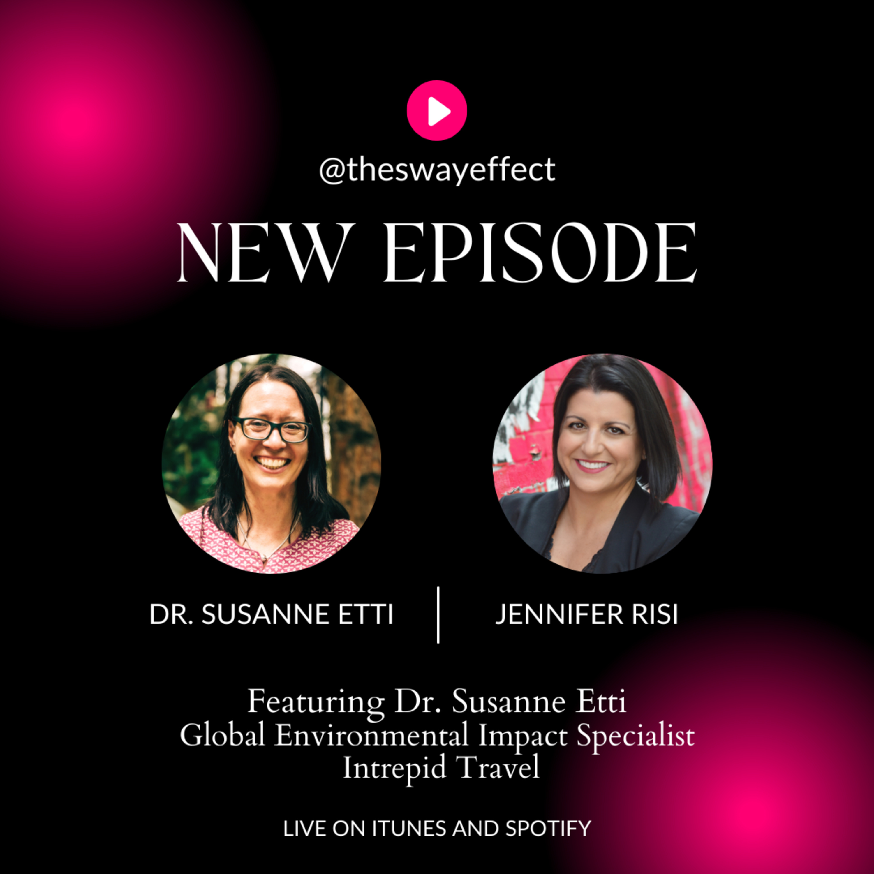 The Sway Effect - Episode 17 with Dr. Susanne Etti, Global Environmental Impact Specialist, Intrepid Travel episode artwork