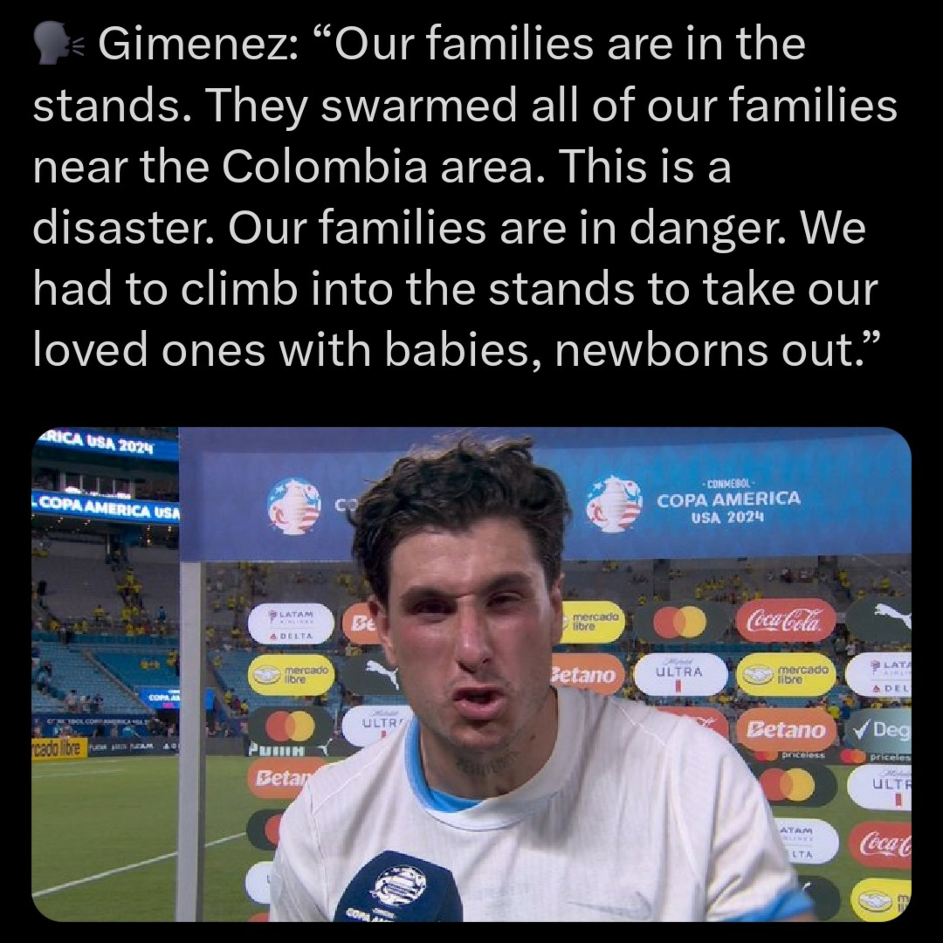 Why did Darwin Nunez and Uruguay teammates go into the stands and fight Colombia fans?  episode artwork