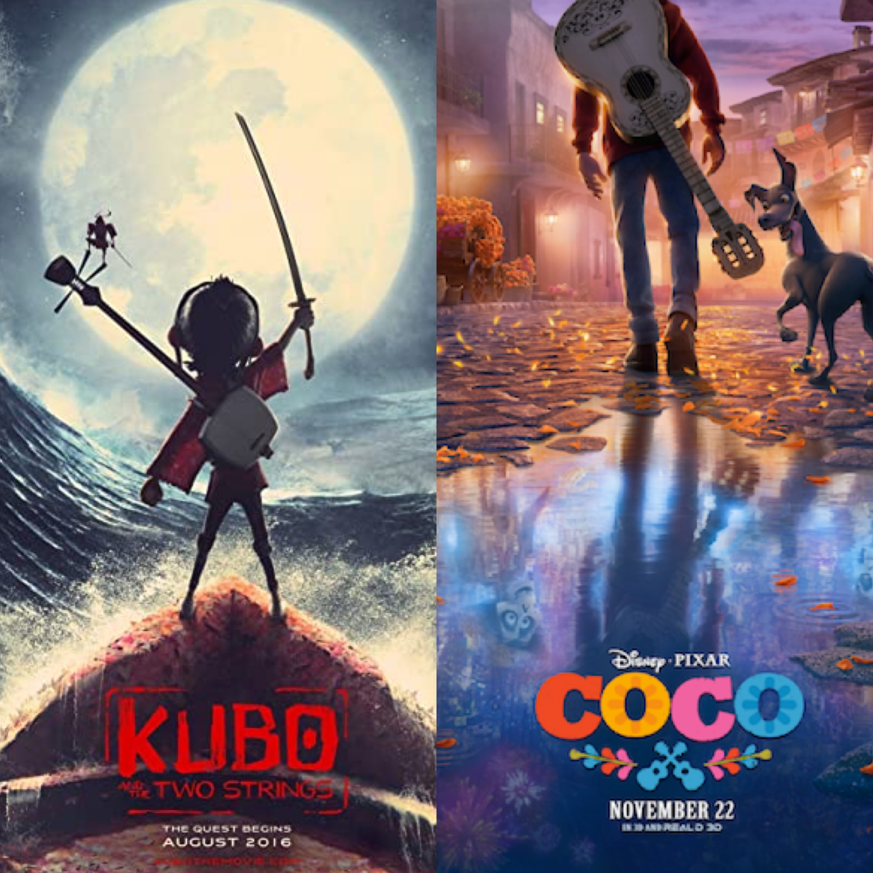Kubo and the Two Strings/ Coco episode artwork