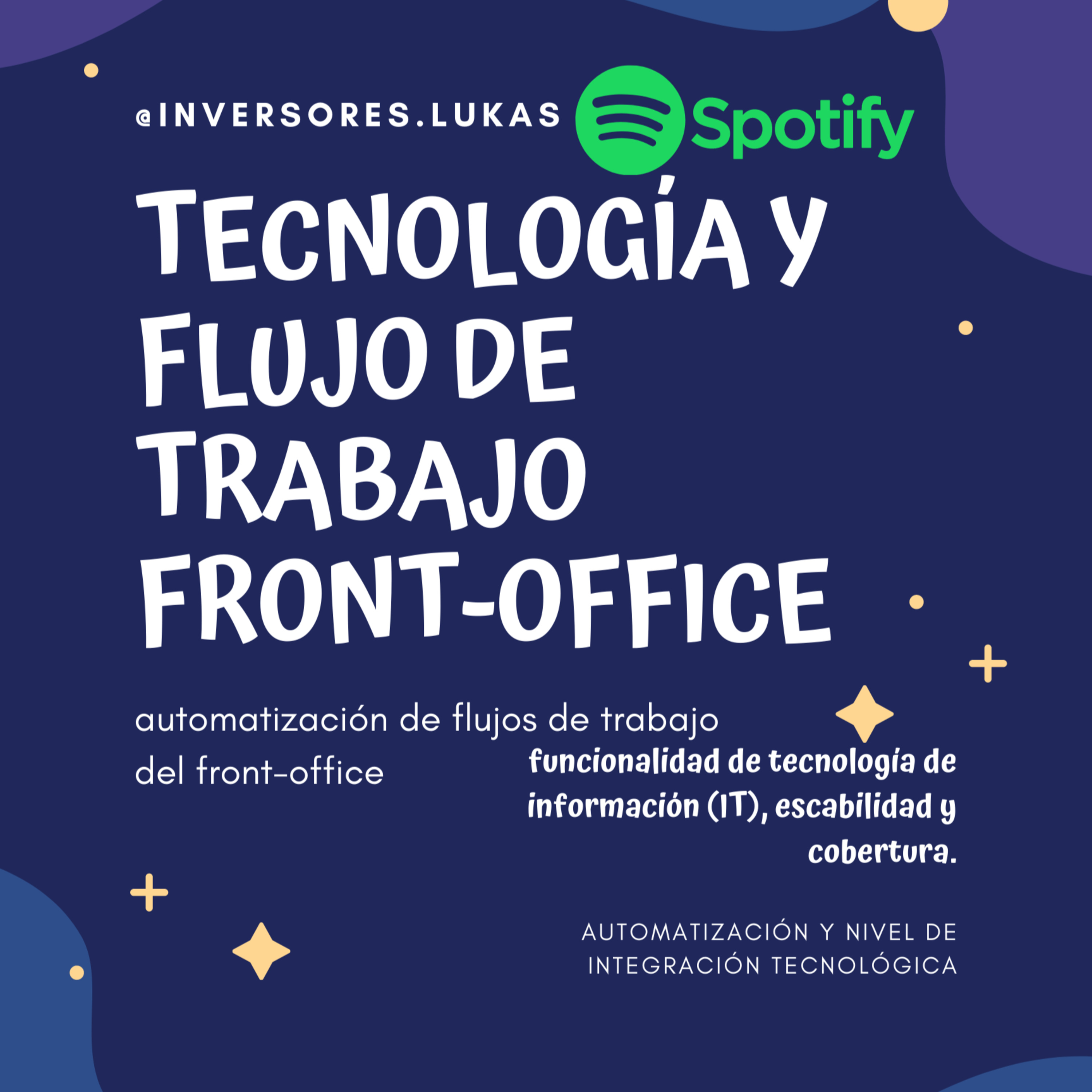 TECNOLOGÍA Y FLUJO DE TRABAJO FRONT-OFFICE episode artwork