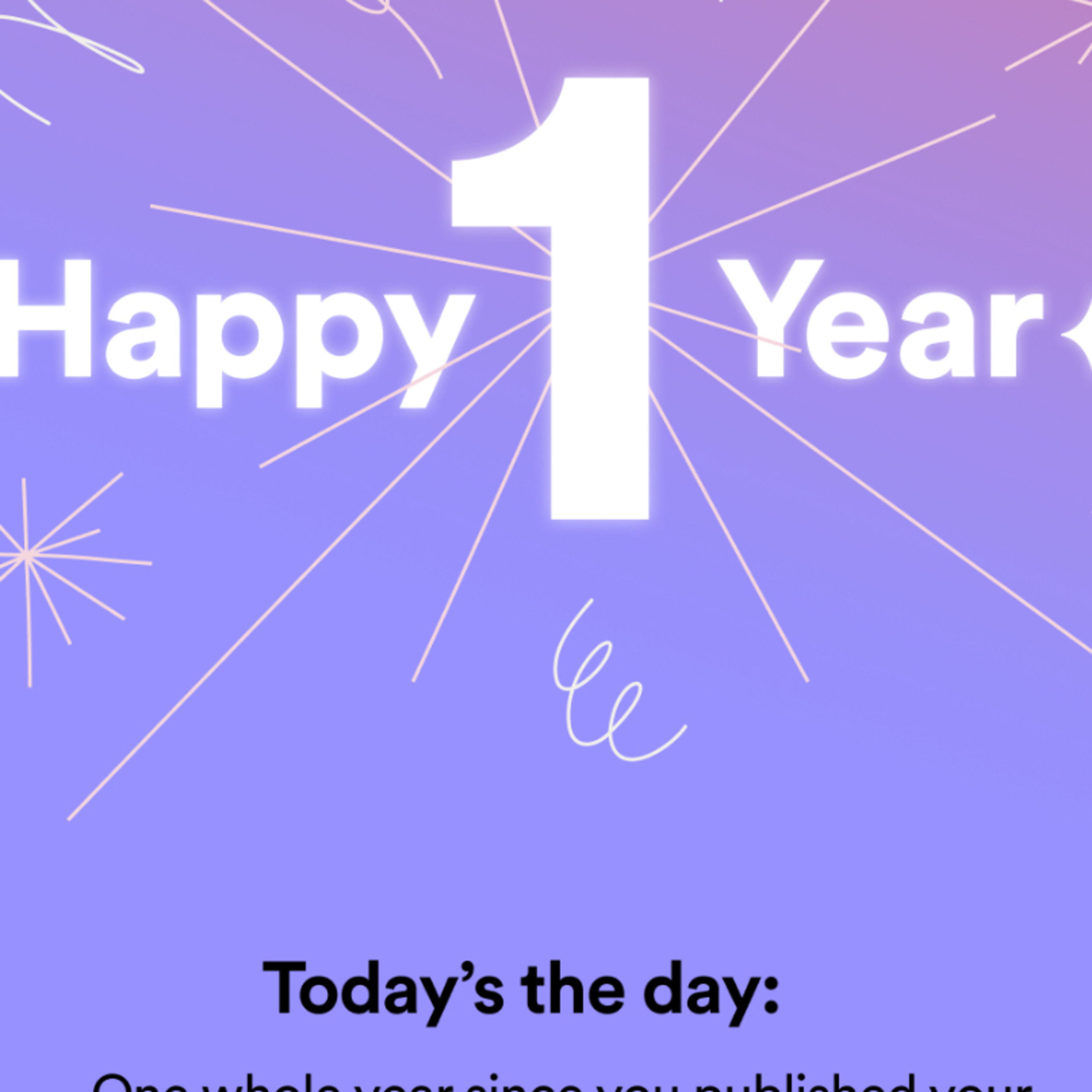 1 YEAR ANNIVERSARY OF MY PODCAST.  episode artwork