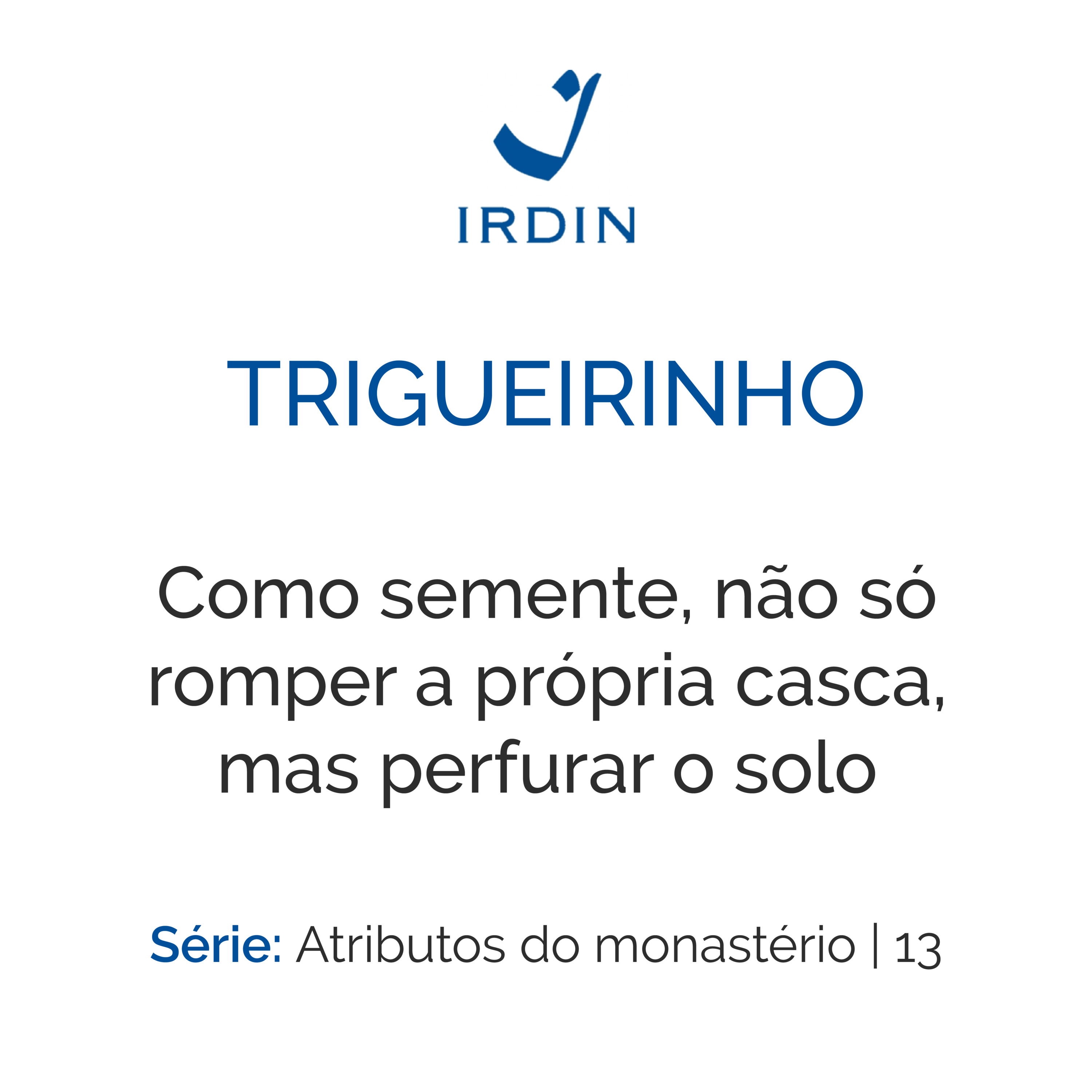 Como semente, não só romper a própria casca, mas perfurar o solo episode artwork