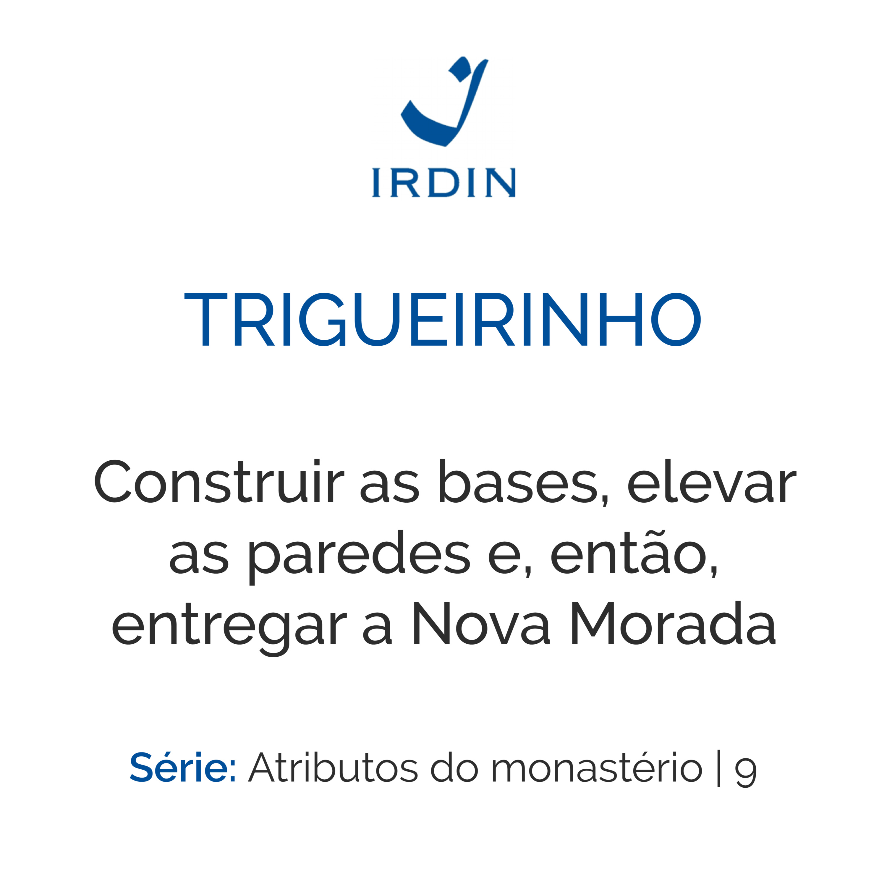 Construir as bases, elevar as paredes e, então, entregar a Nova Morada episode artwork
