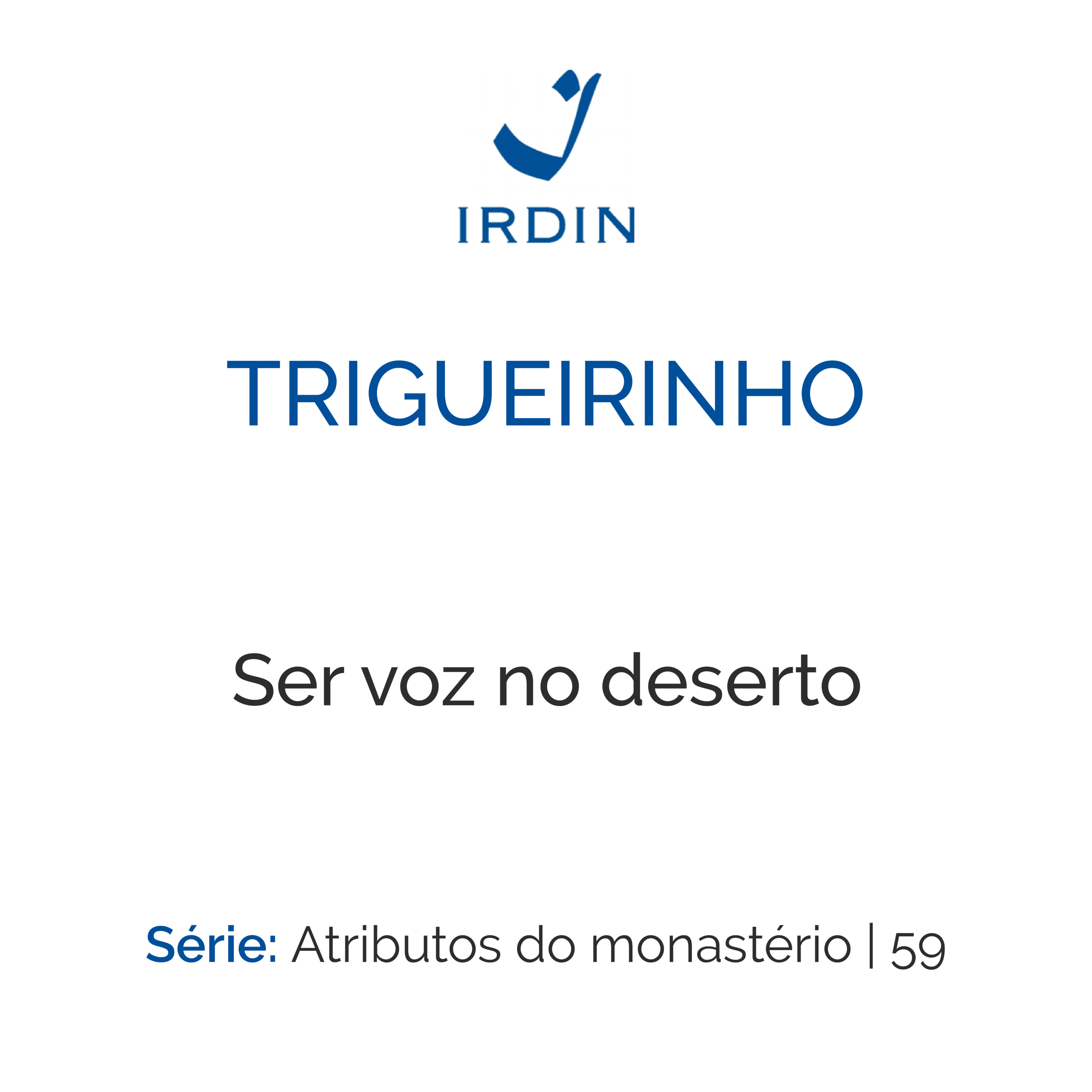 Ser voz no deserto