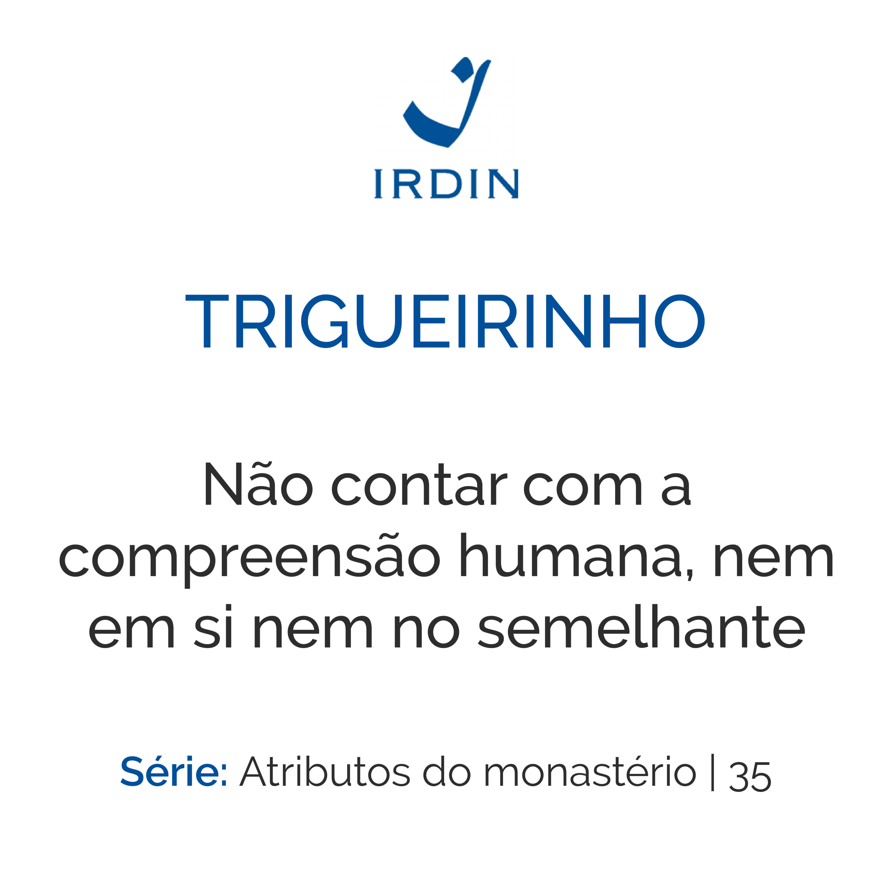 Não contar com a compreensão humana, nem em si nem no semelhante episode artwork