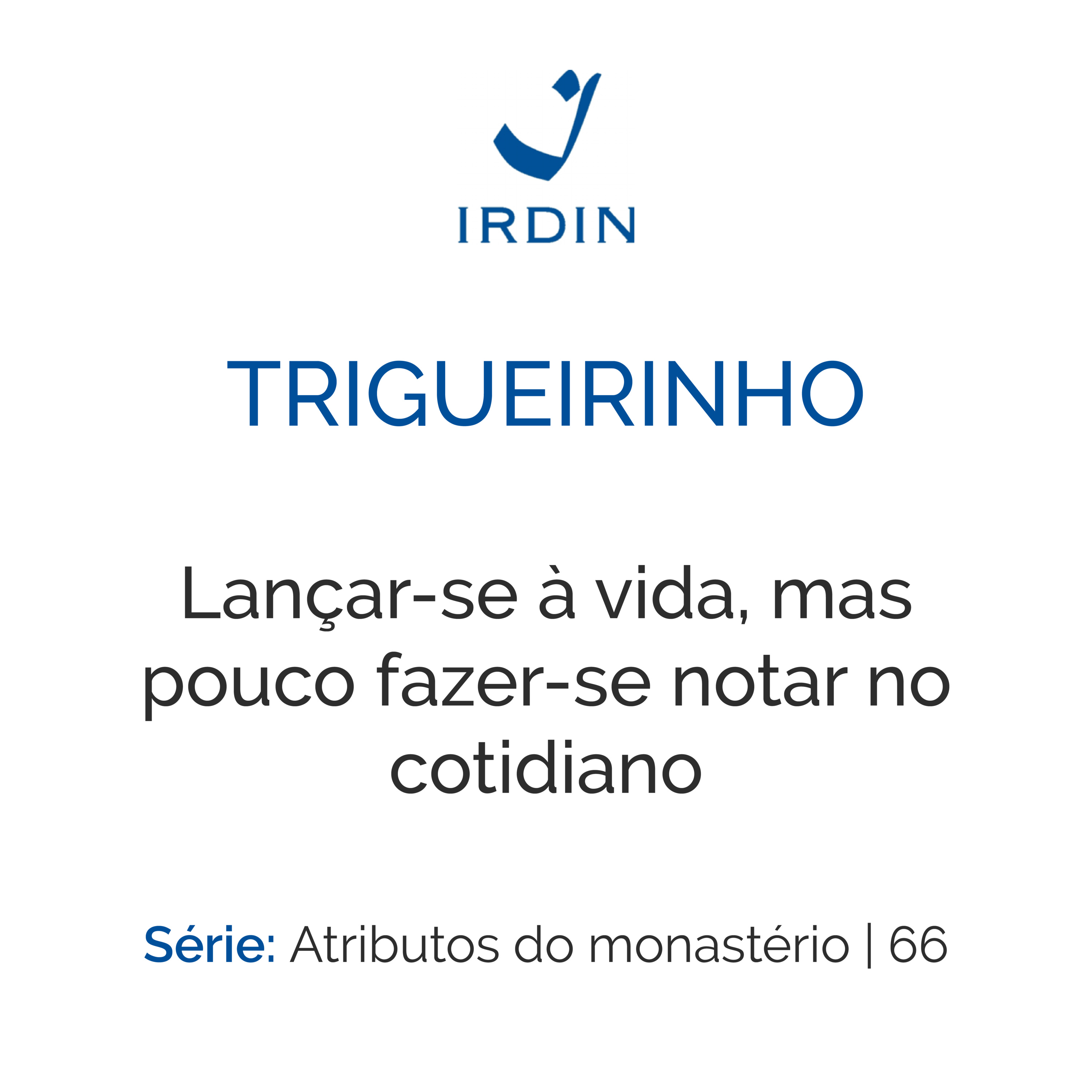 Lançar-se à vida, mas pouco fazer-se notar no cotidiano