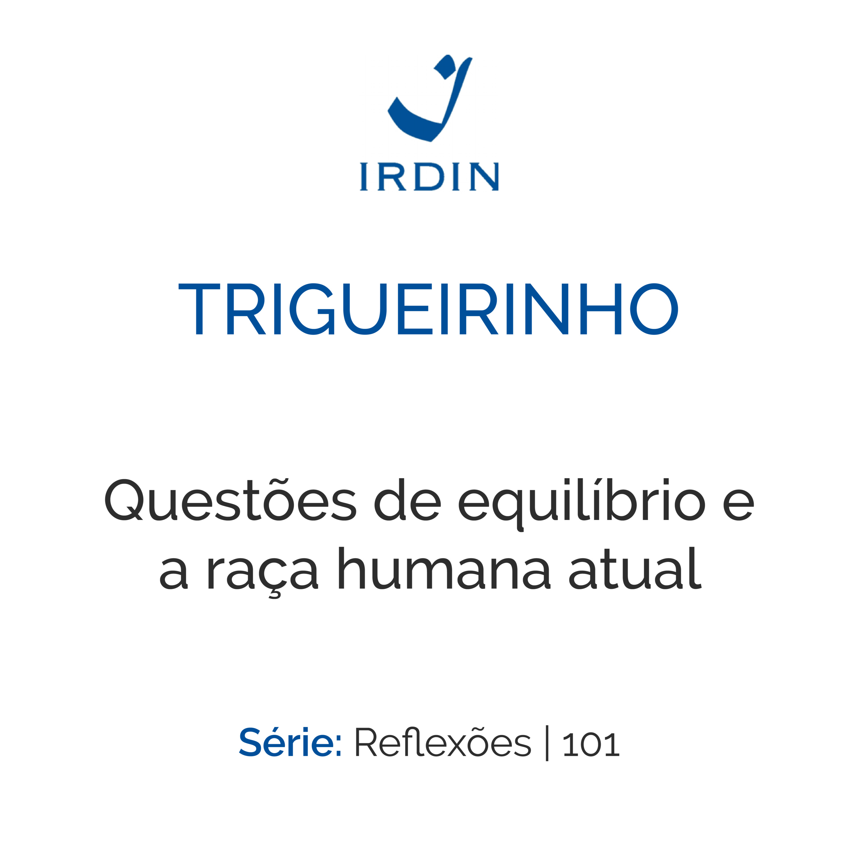 Questões de equilíbrio e a raça humana atual episode artwork