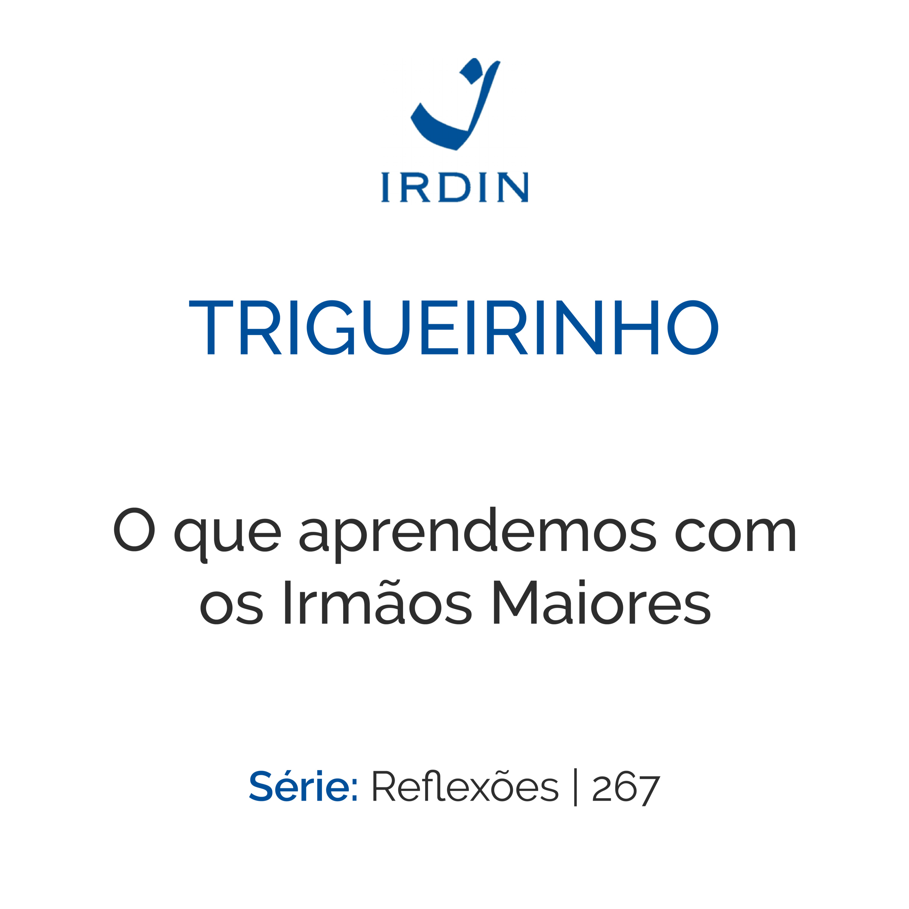 O que aprendemos com os Irmãos Maiores