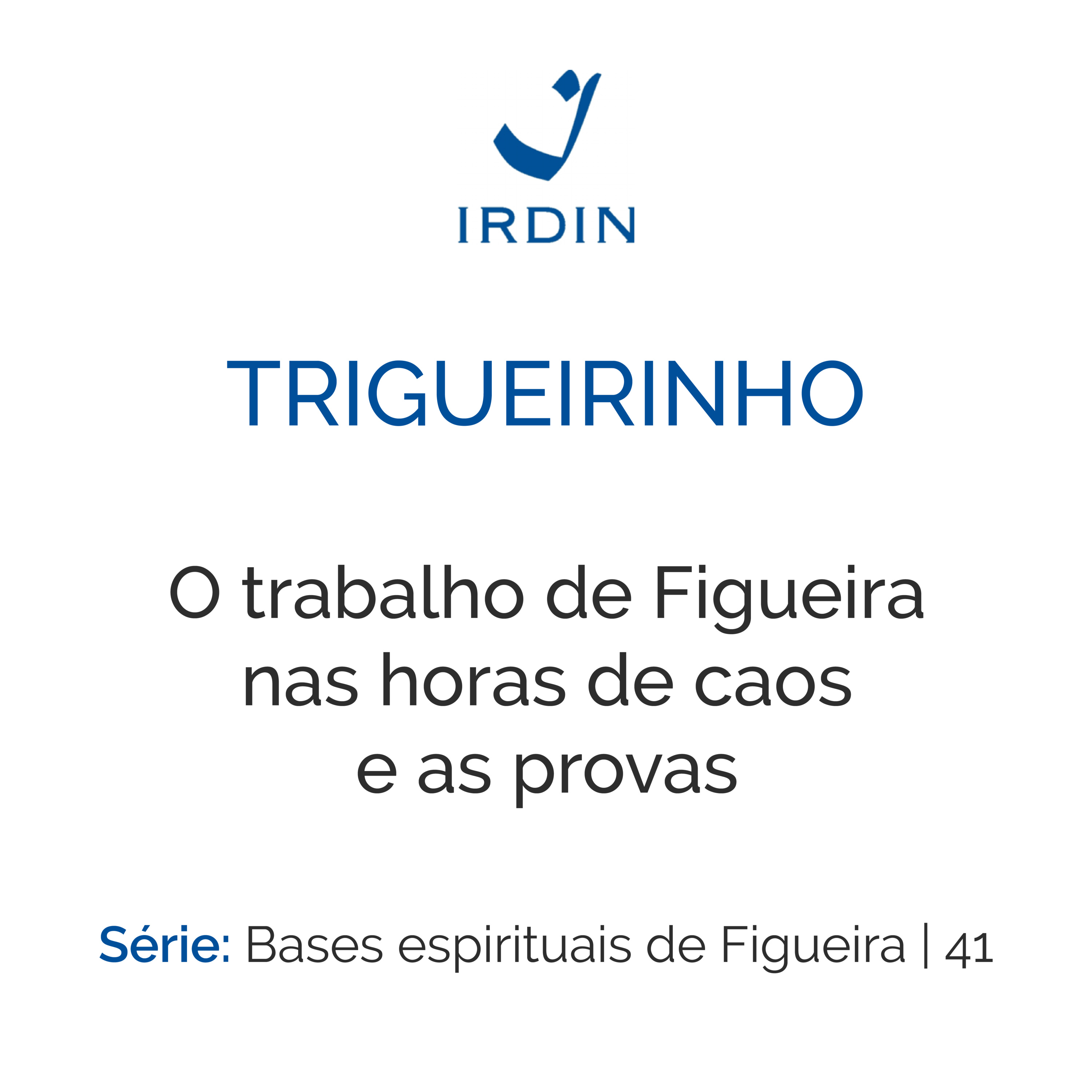 O trabalho de Figueira nas horas de caos e as provas