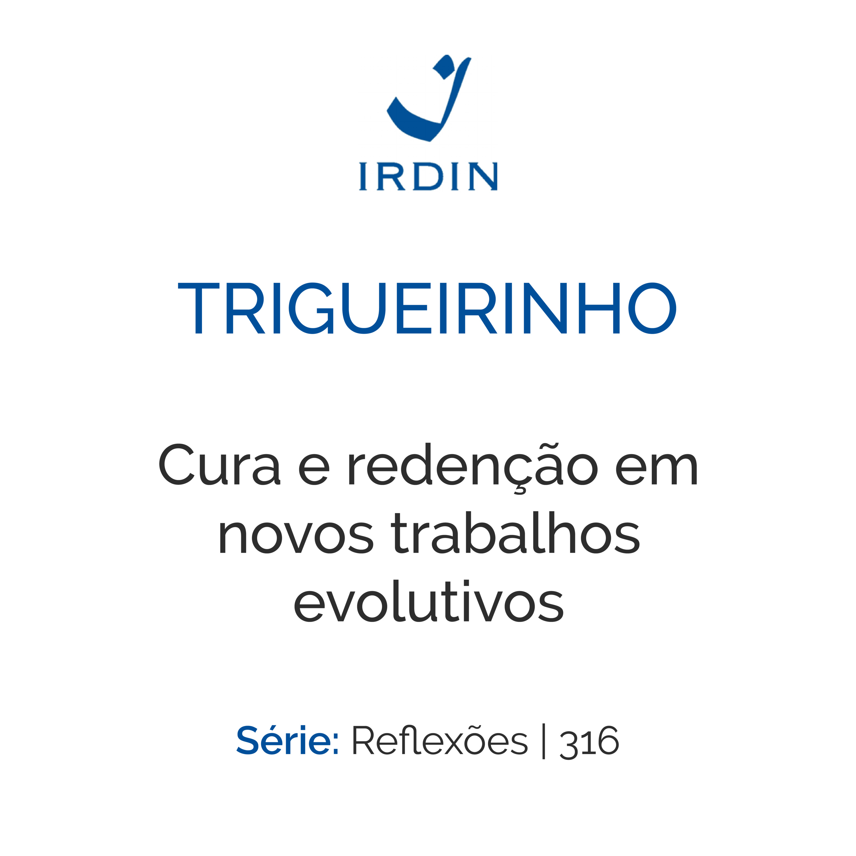 Cura e redenção em novos trabalhos evolutivos episode artwork