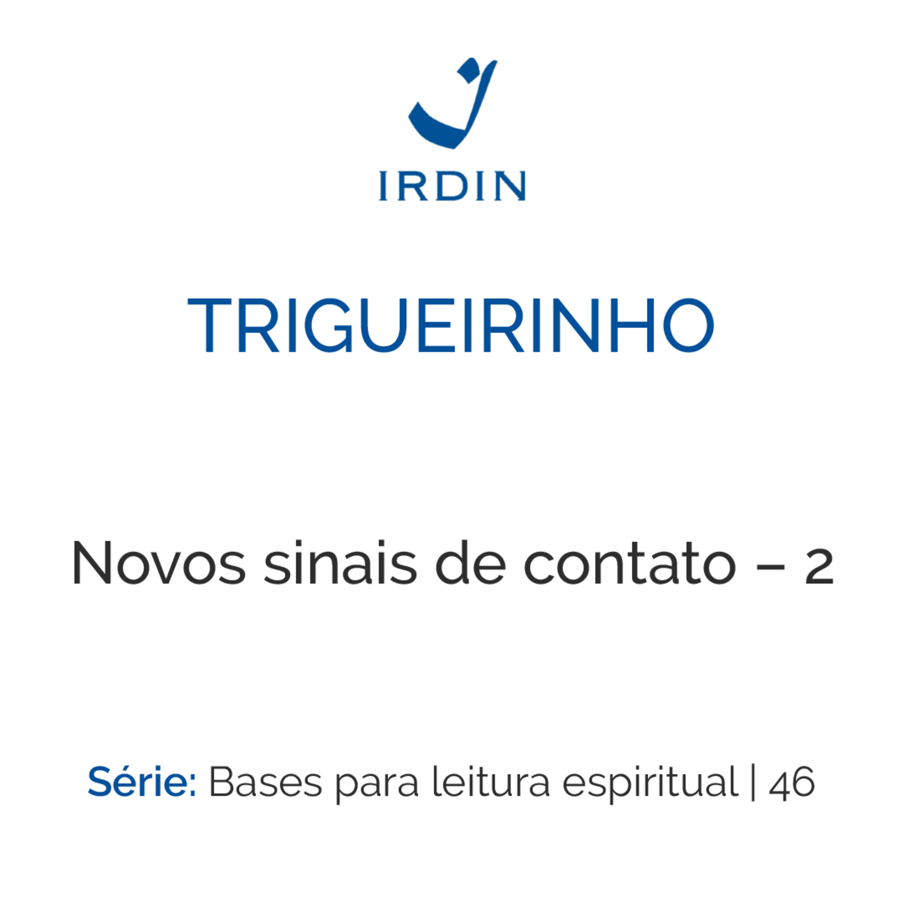 Novos sinais de contato – 2