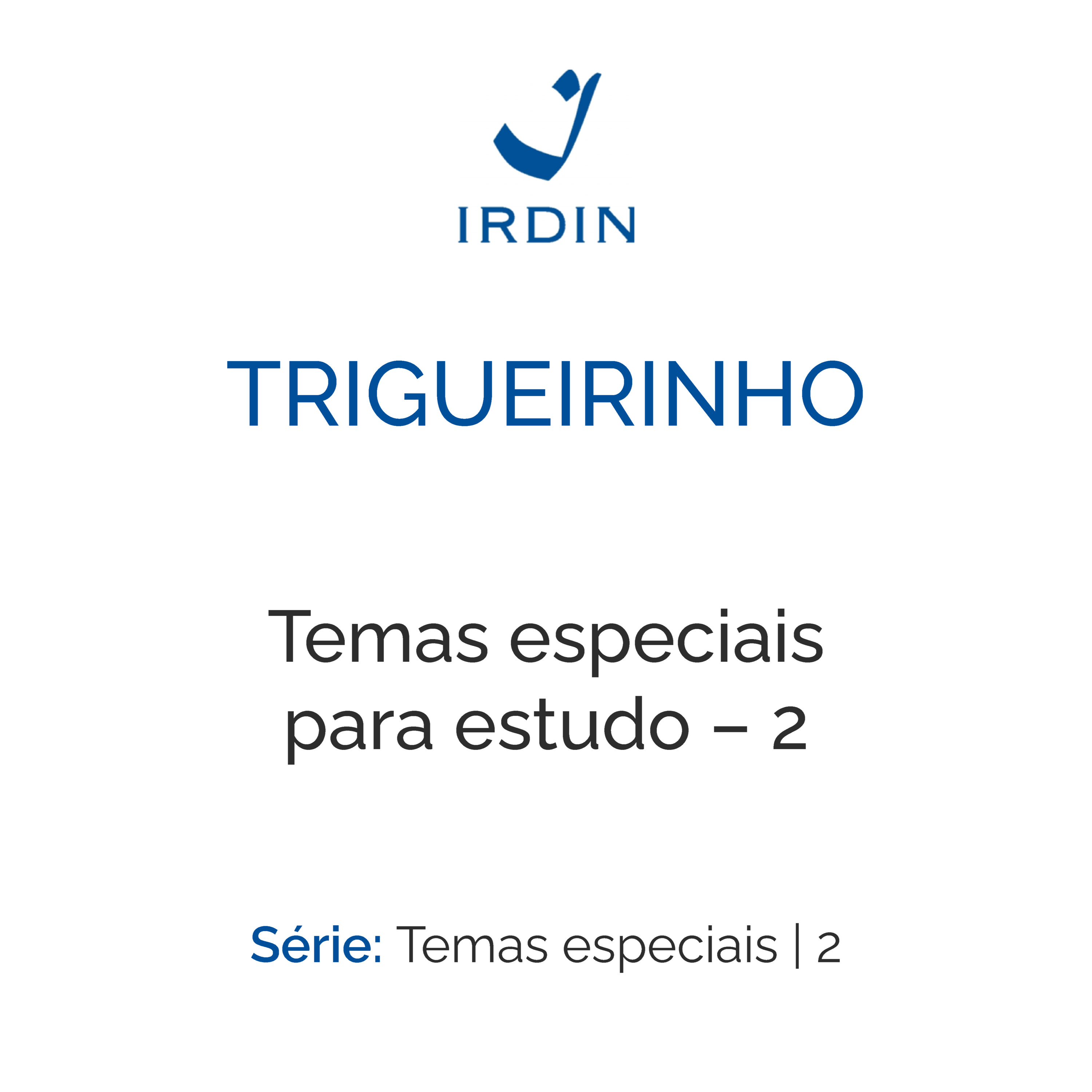 Temas especiais para estudo – 2
