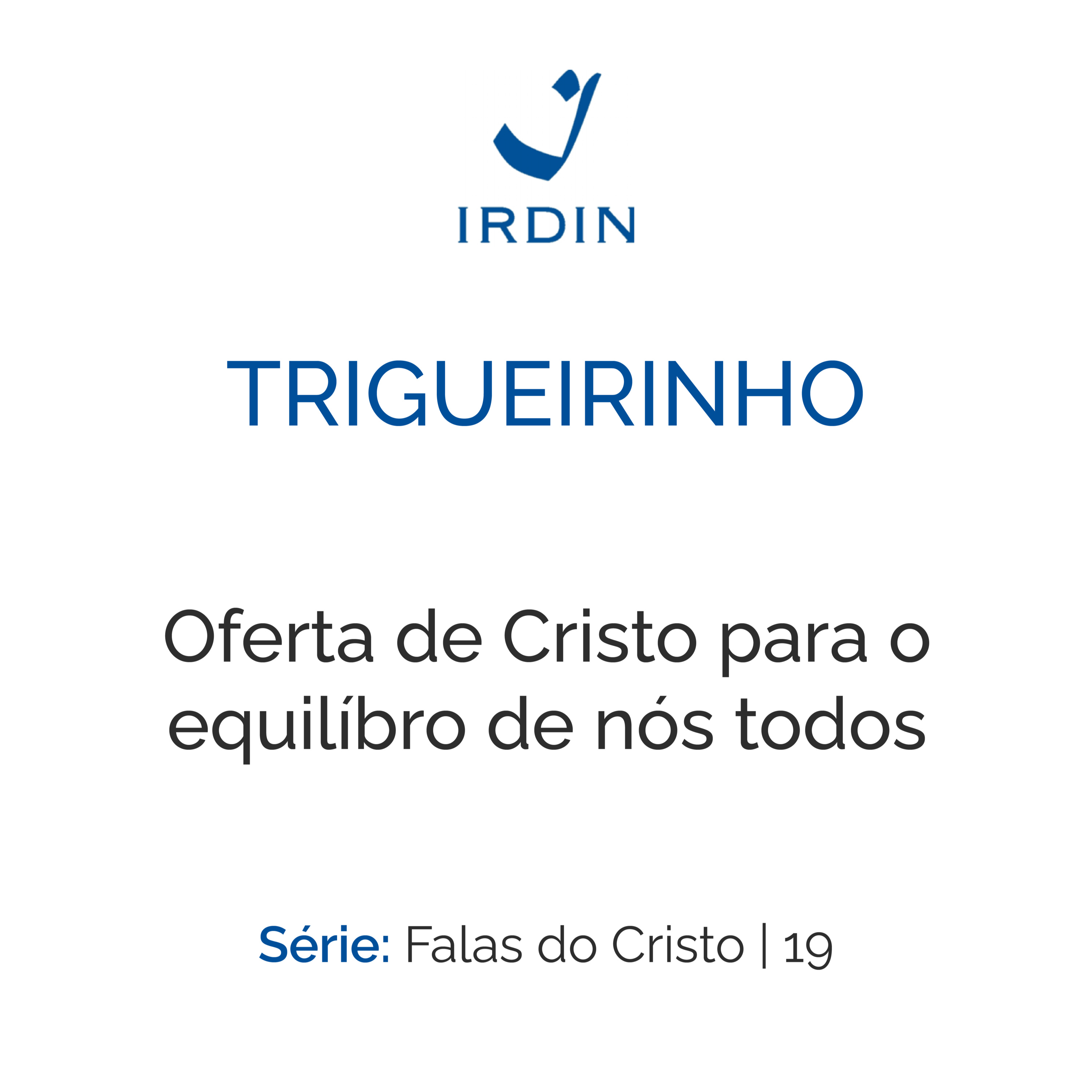 Oferta de Cristo para o equilíbro de nós todos episode artwork