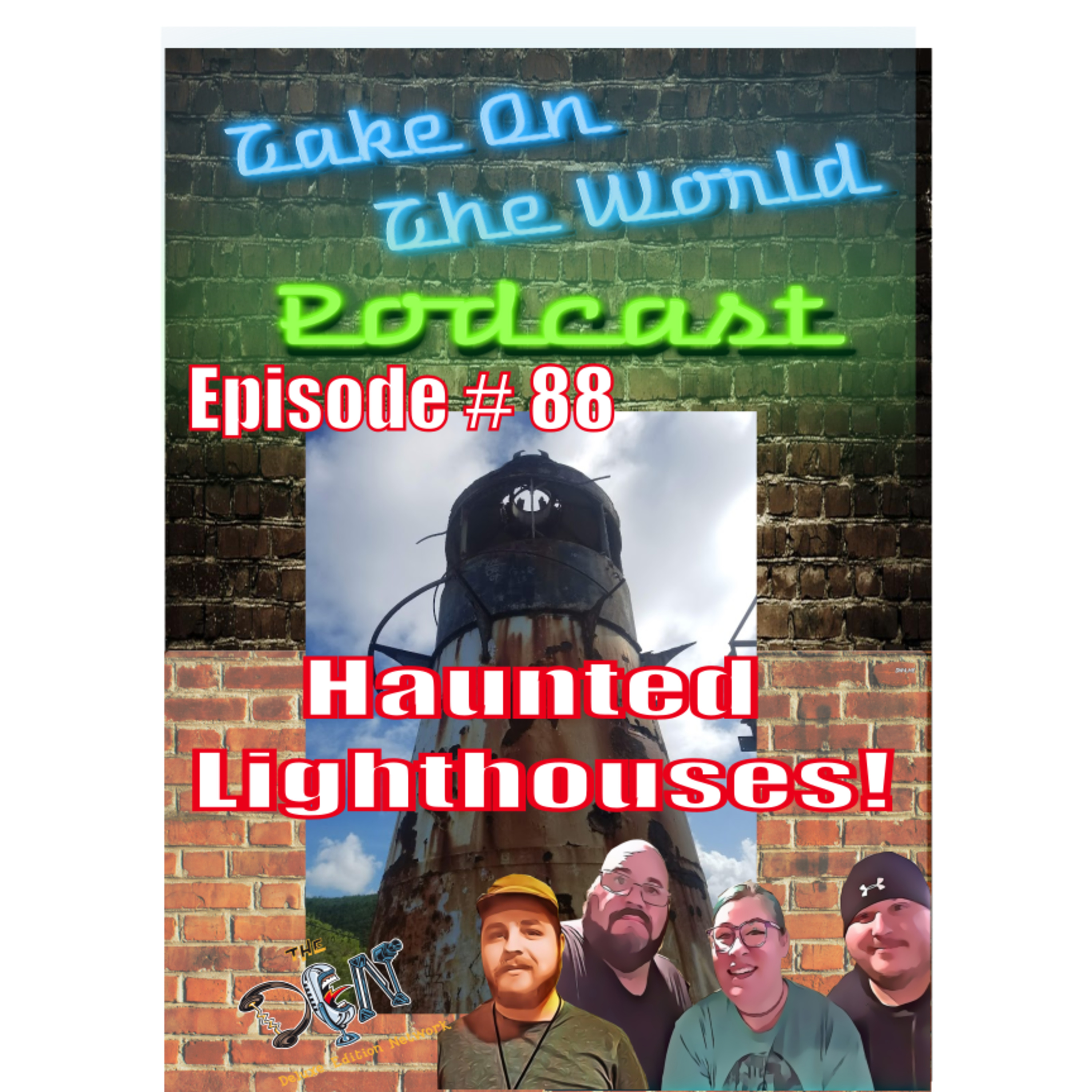 Episode #88 TOTW Haunted Lighthouses episode artwork