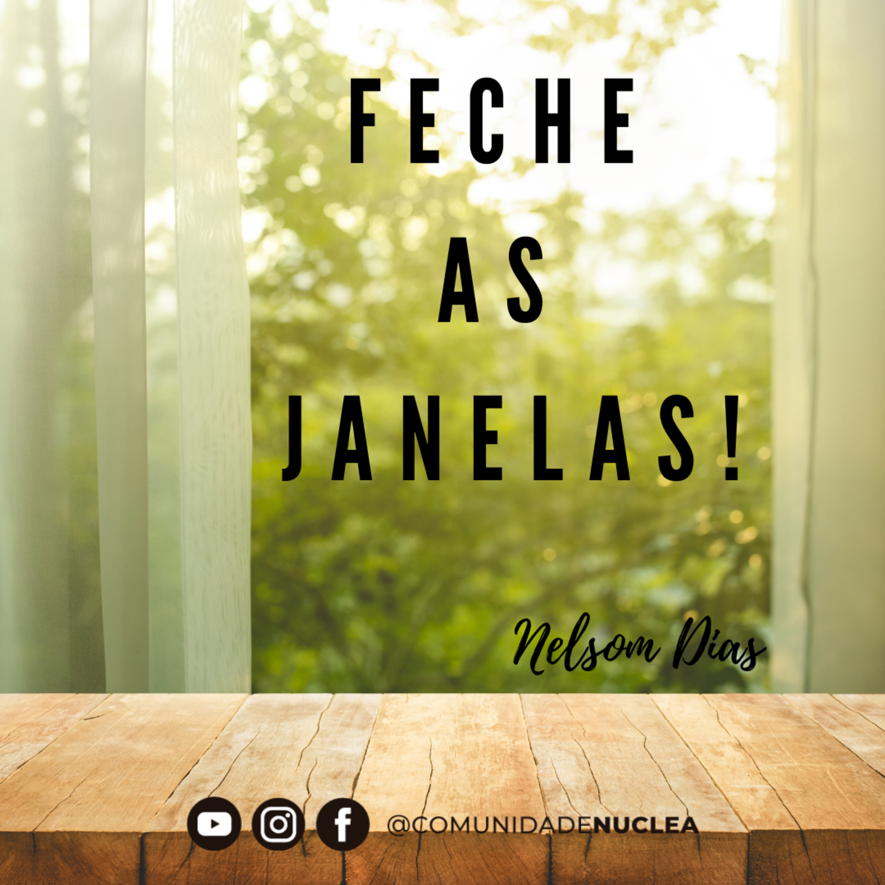 Preletor Nelson Dias - Feche as janelas! episode artwork