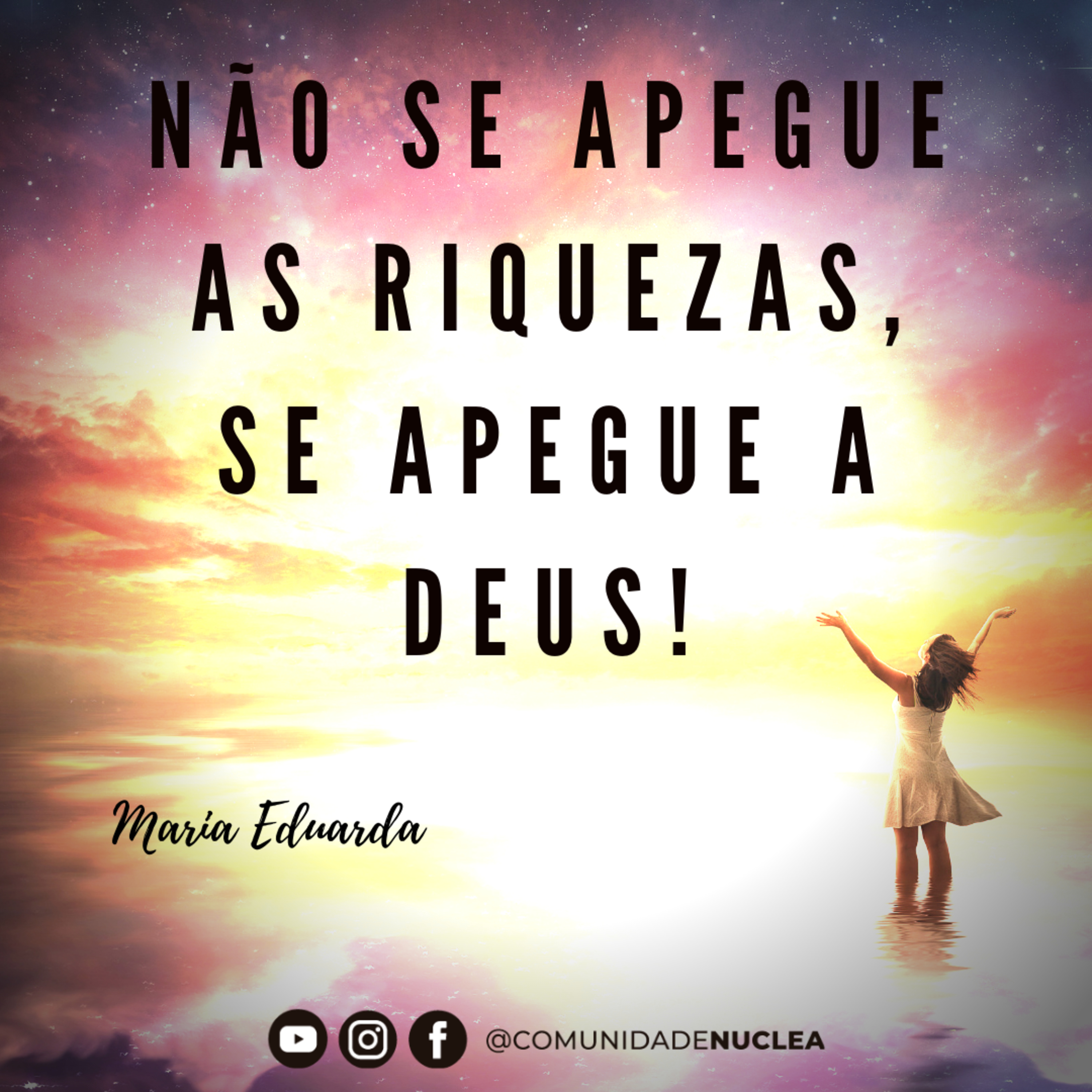 Preletora Maria Eduarda - Não se apegue as riquezas, se apegue a Deus! episode artwork