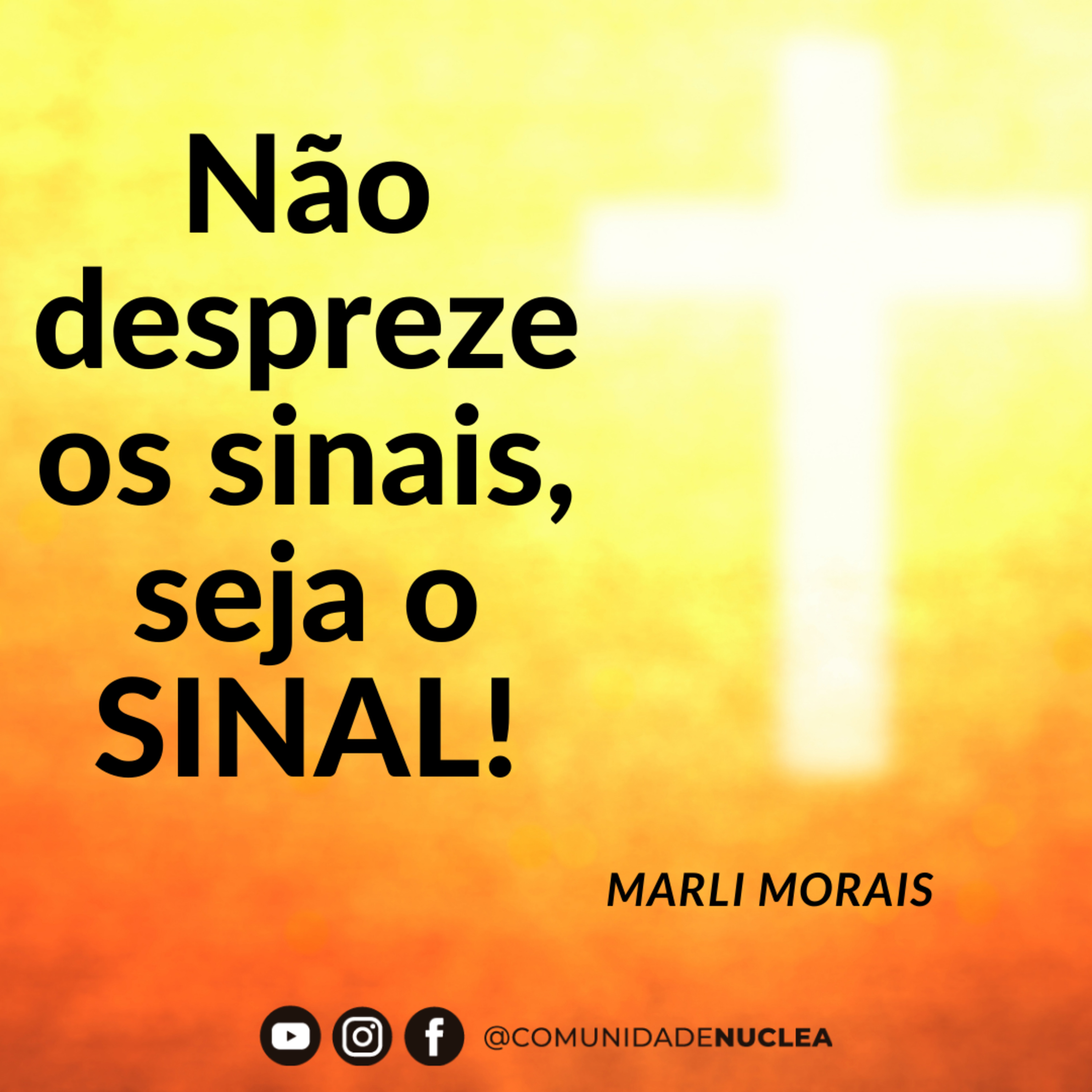 Preletora Marli Morais - Não despreze os sinais, seja o SINAL . episode artwork