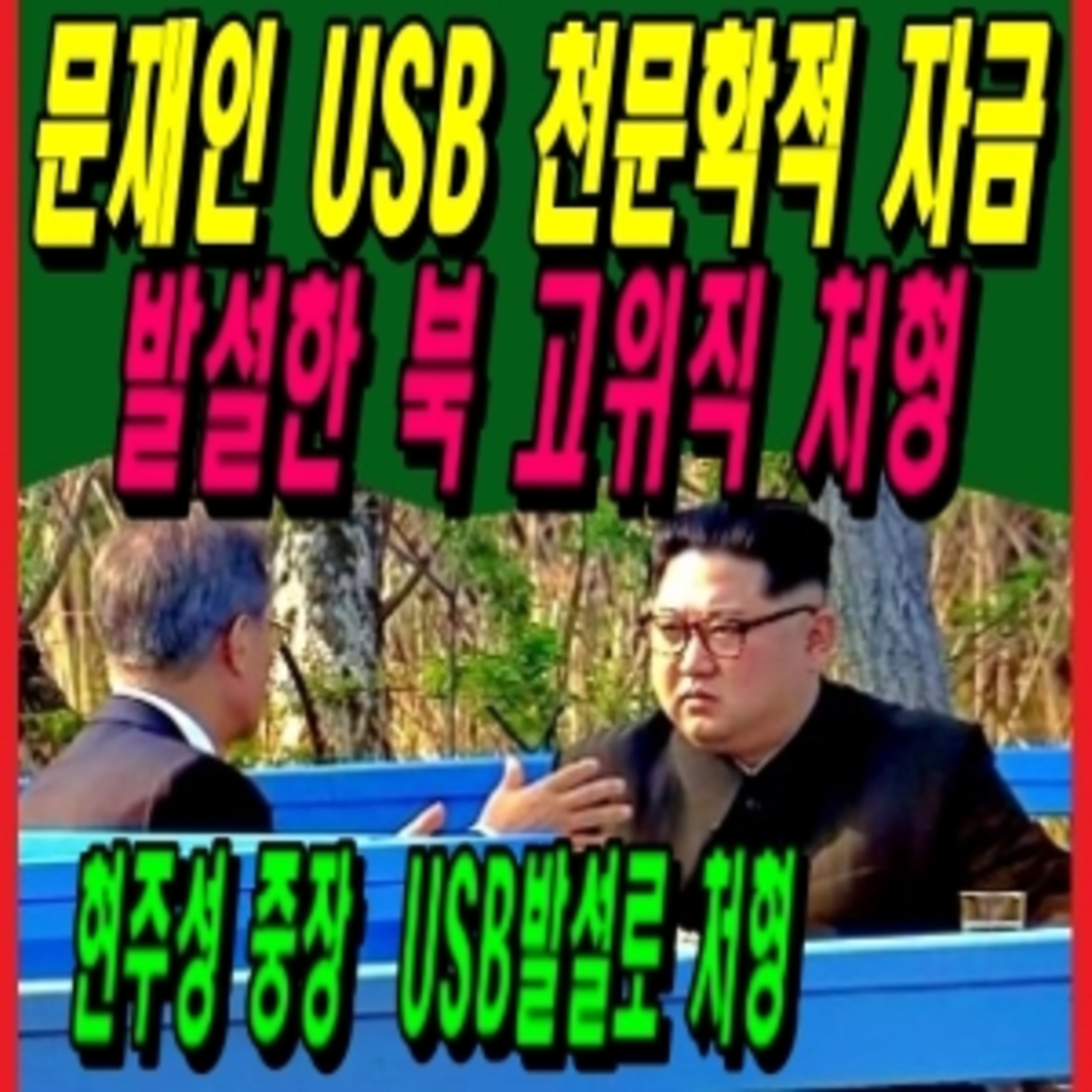 문재인 usb 천문학적 자금 발설한 북 중장 처형 episode artwork