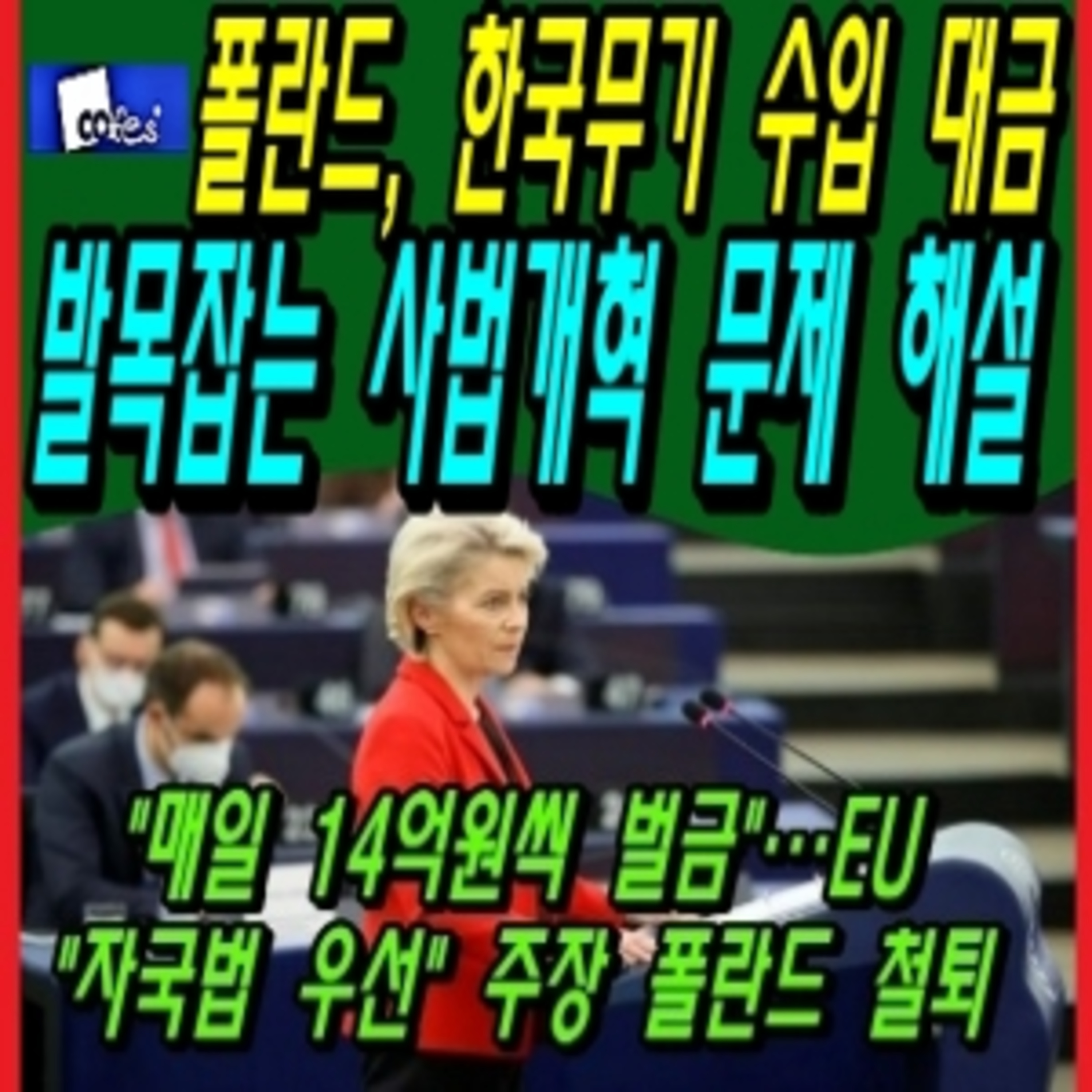 폴란드, 한국무기 수입 대금 발목잡는 사법개혁 문제 해설  episode artwork