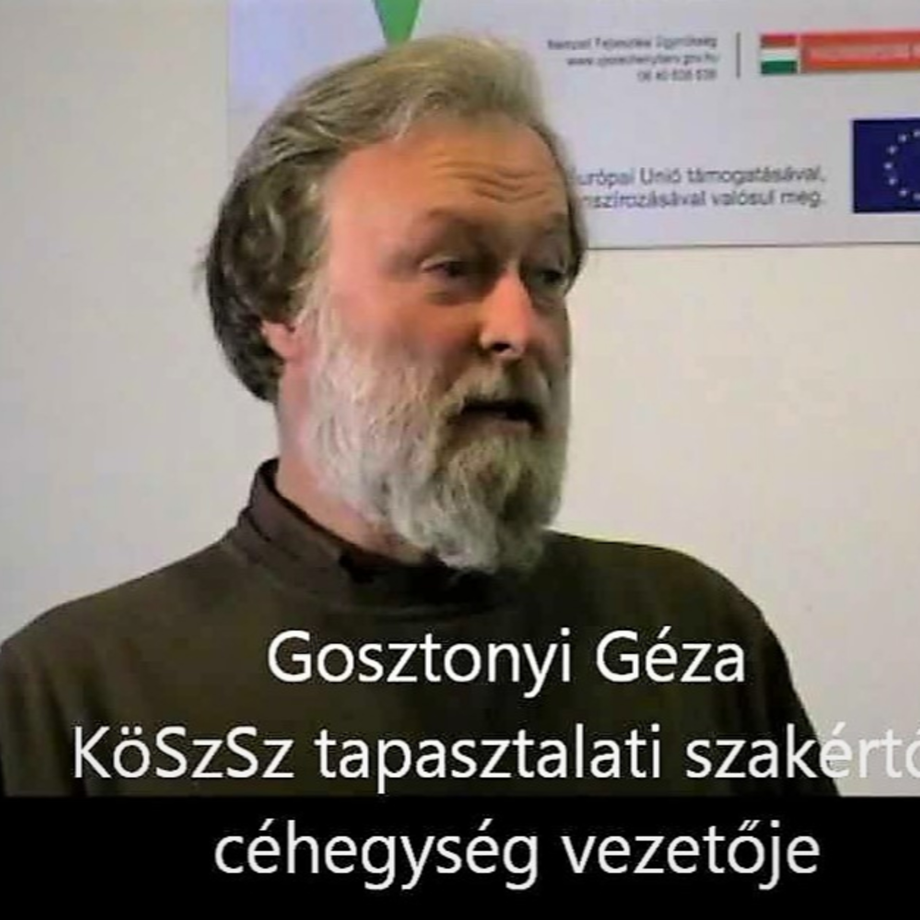 Tapasztalati szakértőkről - Gosztonyi Gézával 2010-ből episode artwork