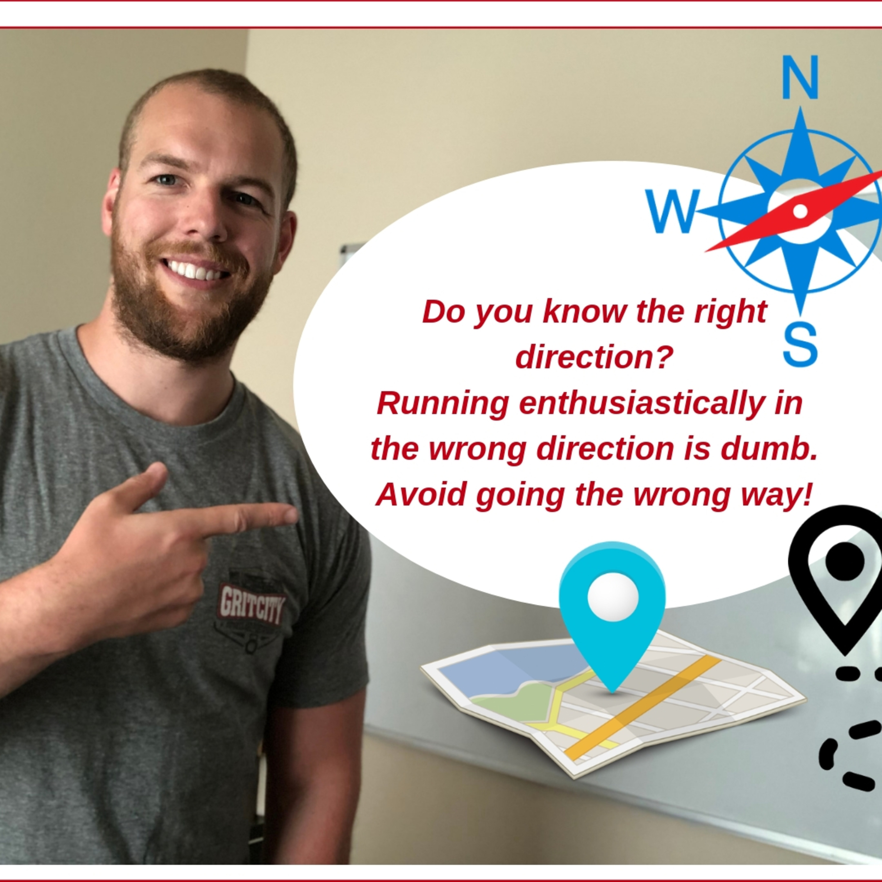 Do You Know Your Direction? Stop Running In The Wrong Direction