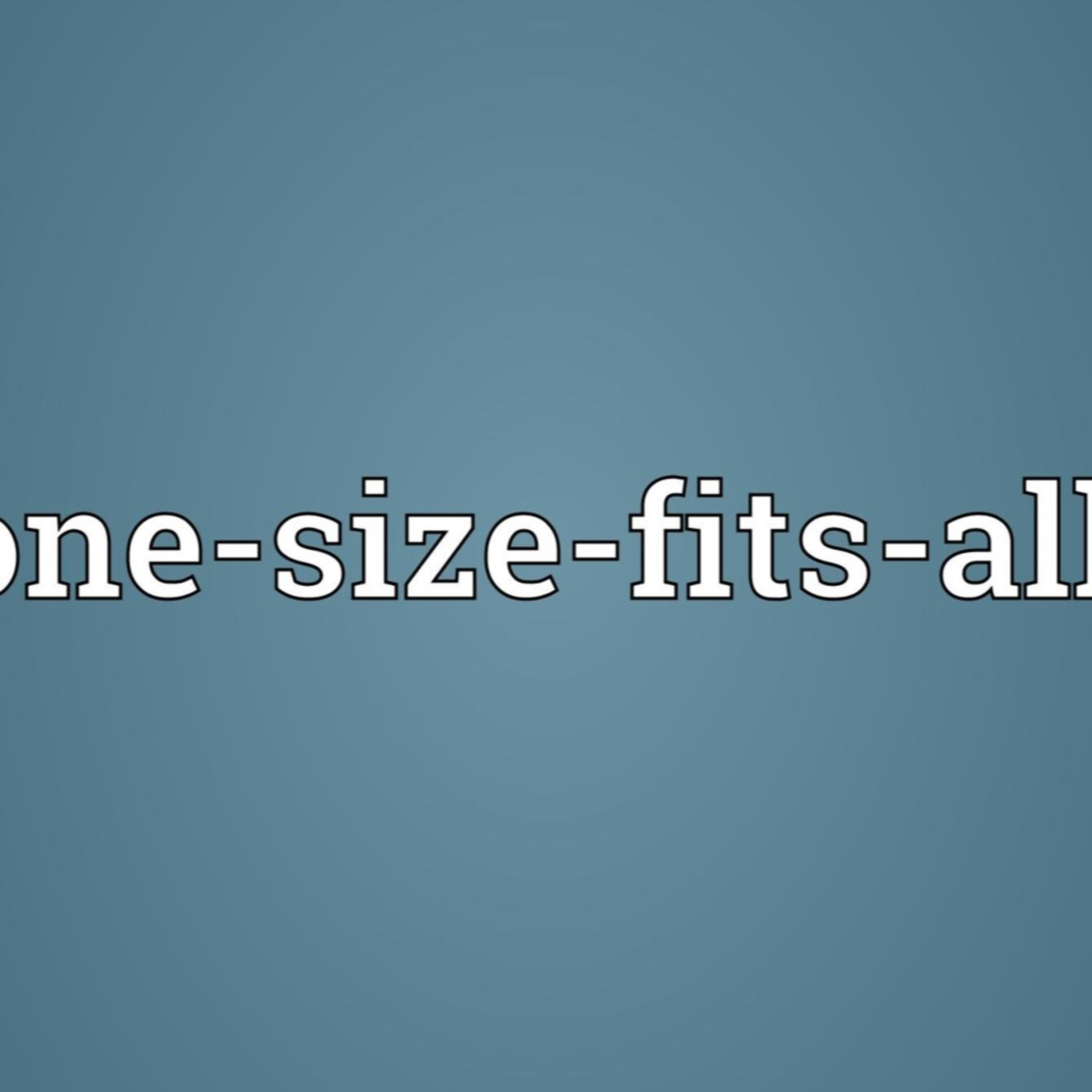 One Size Fits All episode artwork