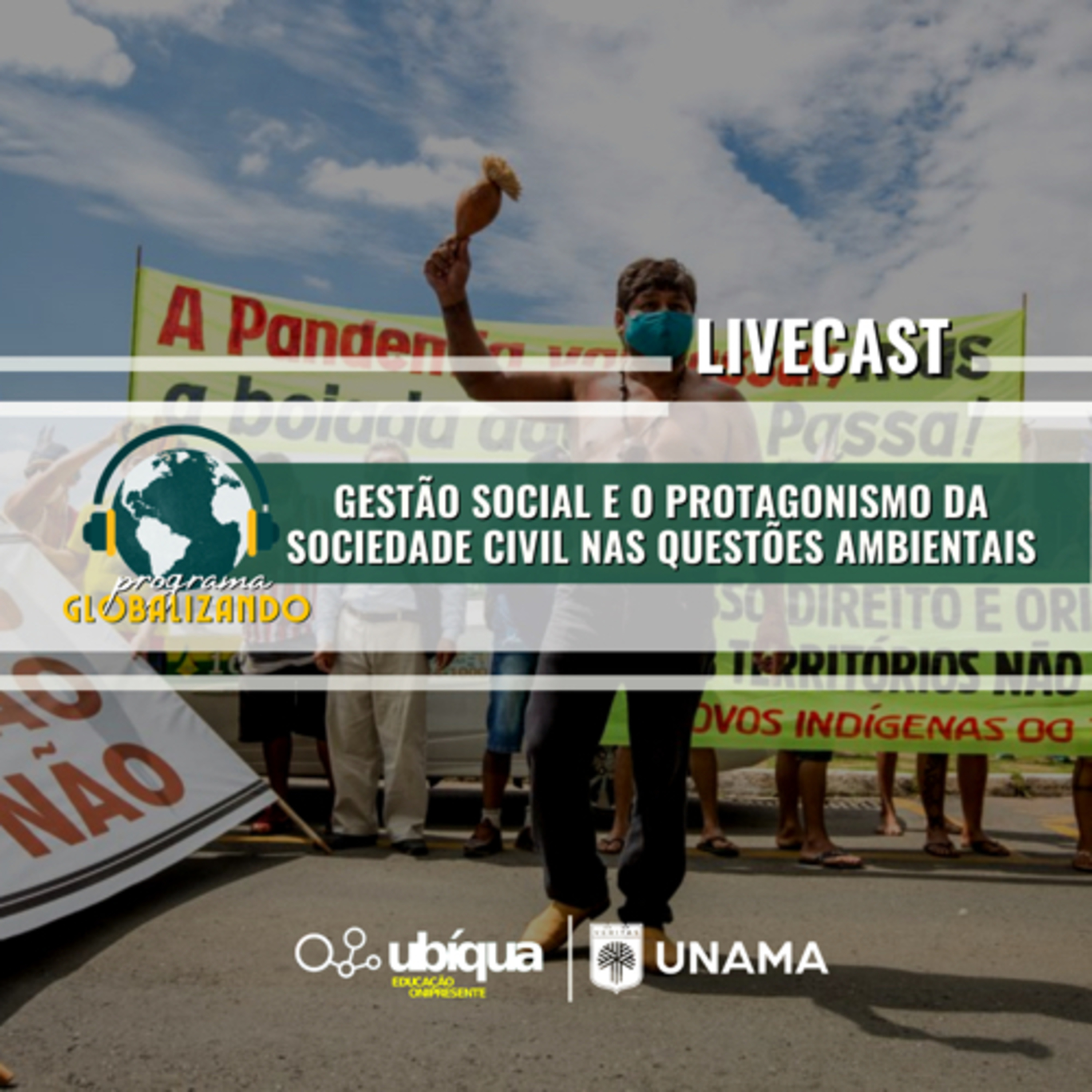 LIVECAST - "Gestão Social e o Protagonismo da Sociedade Civil nas Questões Ambientais" episode artwork
