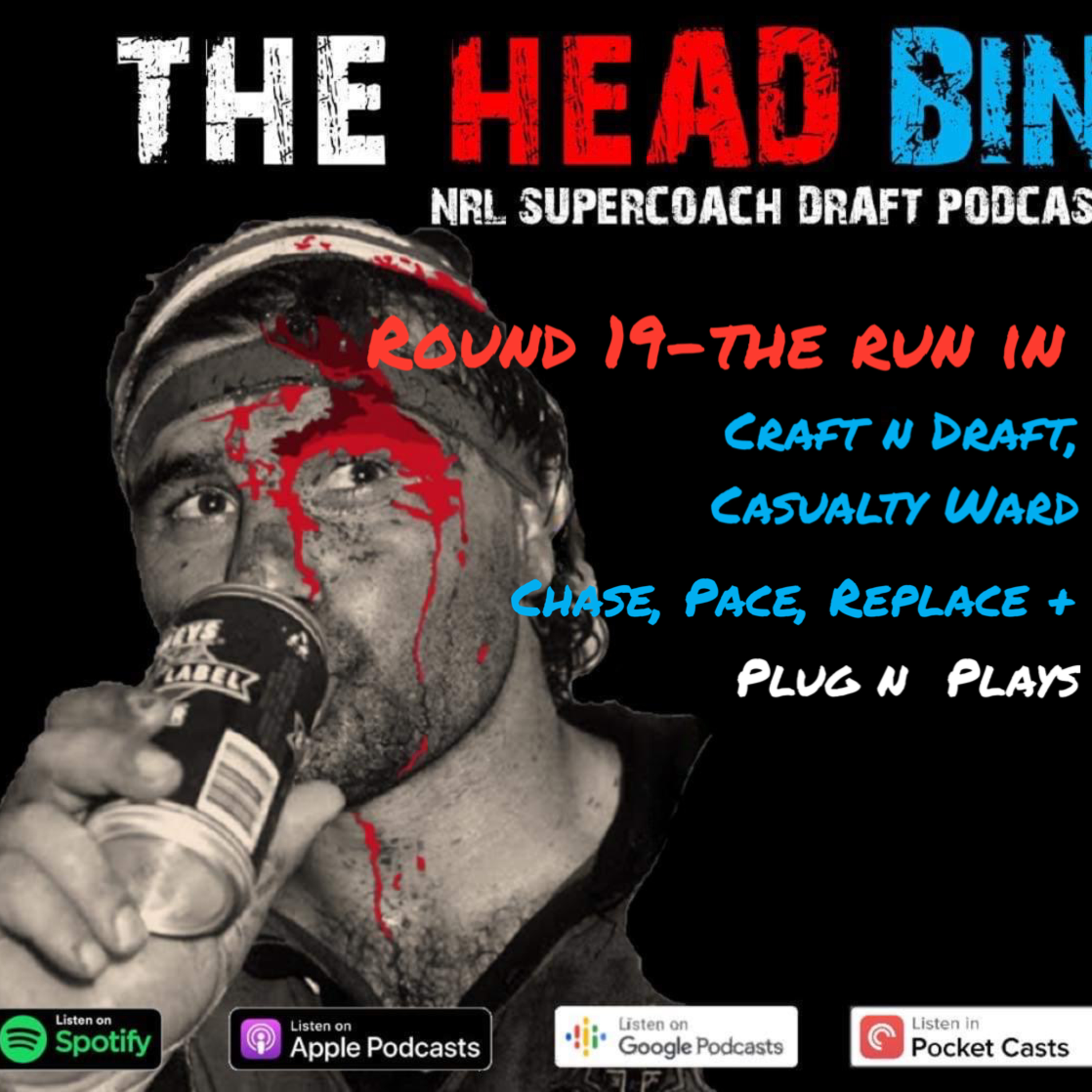 Round 19- The run in episode artwork
