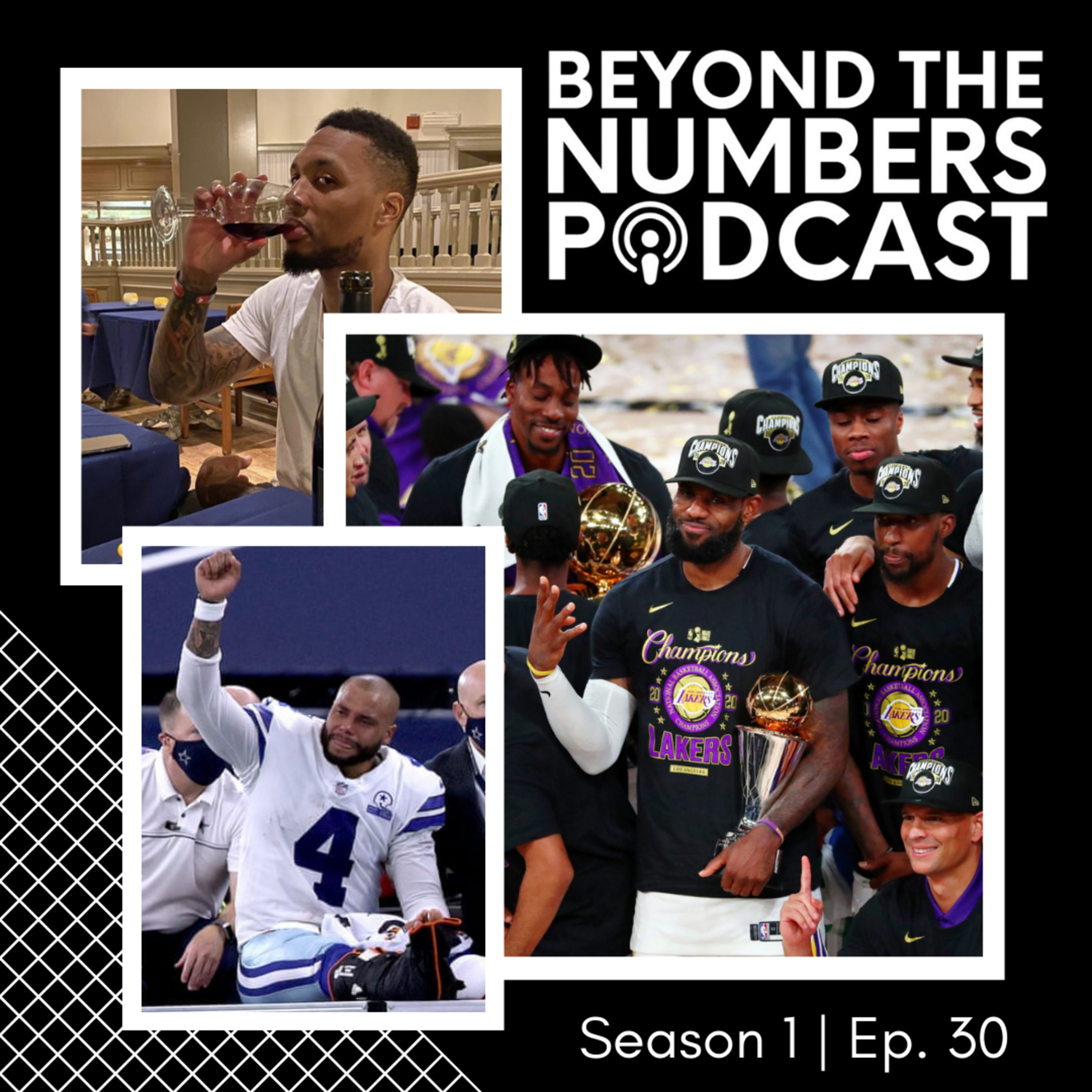 BTN30 🏀🍾🏅🏈 NBA Bubble News Finale - Beyond The Numbers of NBA Bubble Logistics, Bubbly, & Bubble Awards | NFL Nuggets - Beyond The Numbers of NFL Week 5 #PrayersForDak