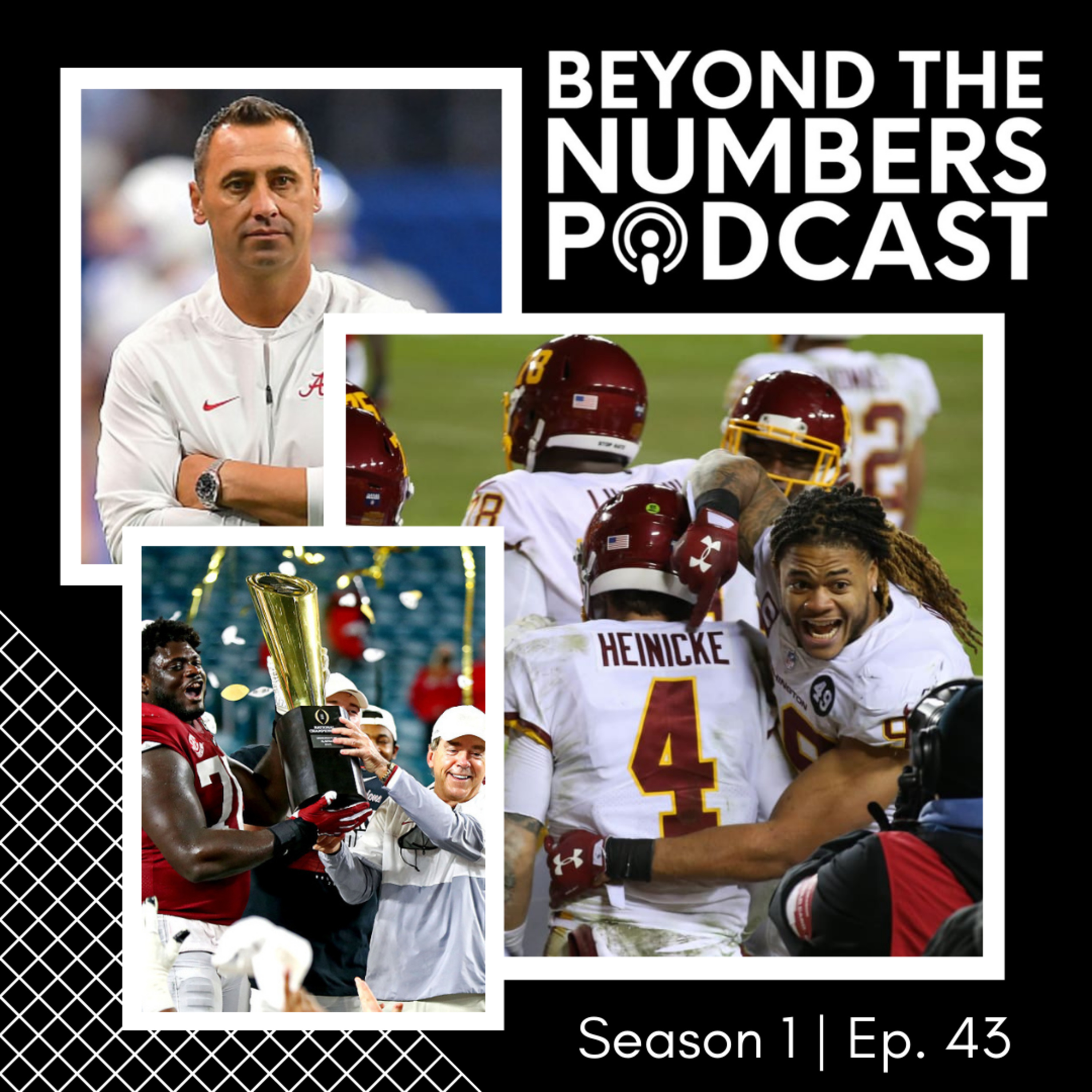BTN43 🏆🎓🏈 Beyond The Numbers of The 2020 CFP National Championship Game - Alabama..Again | Runner's Up - Florida Gators?! | NFL Nuggets - Beyond The Numbers of NFL Week 18 - Wild Card Weekend 2020