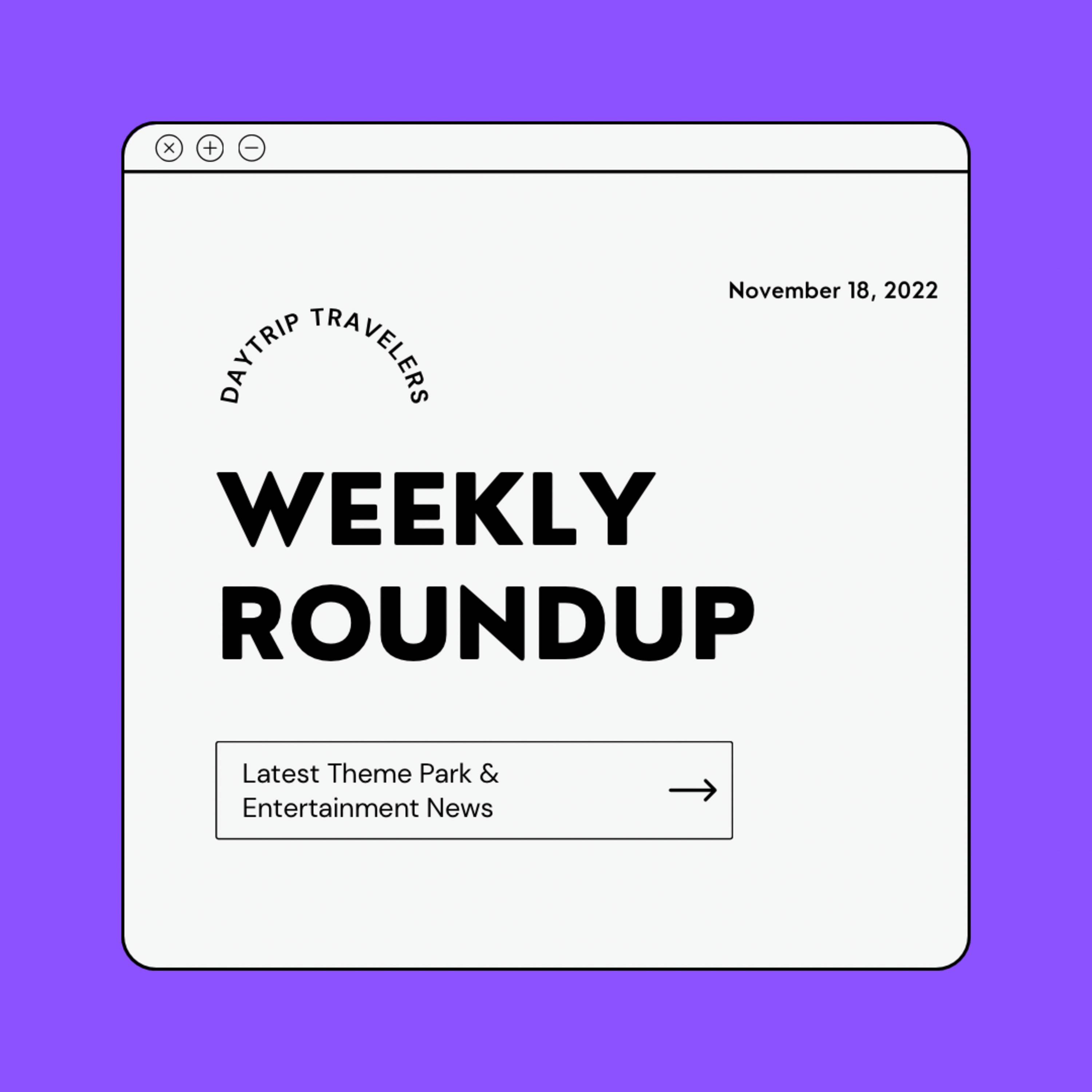 The Weekly Theme Park Roundup